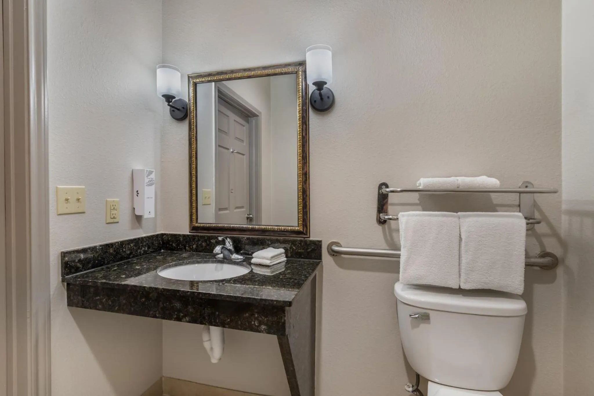 Bathroom in Red Roof Inn La Porte