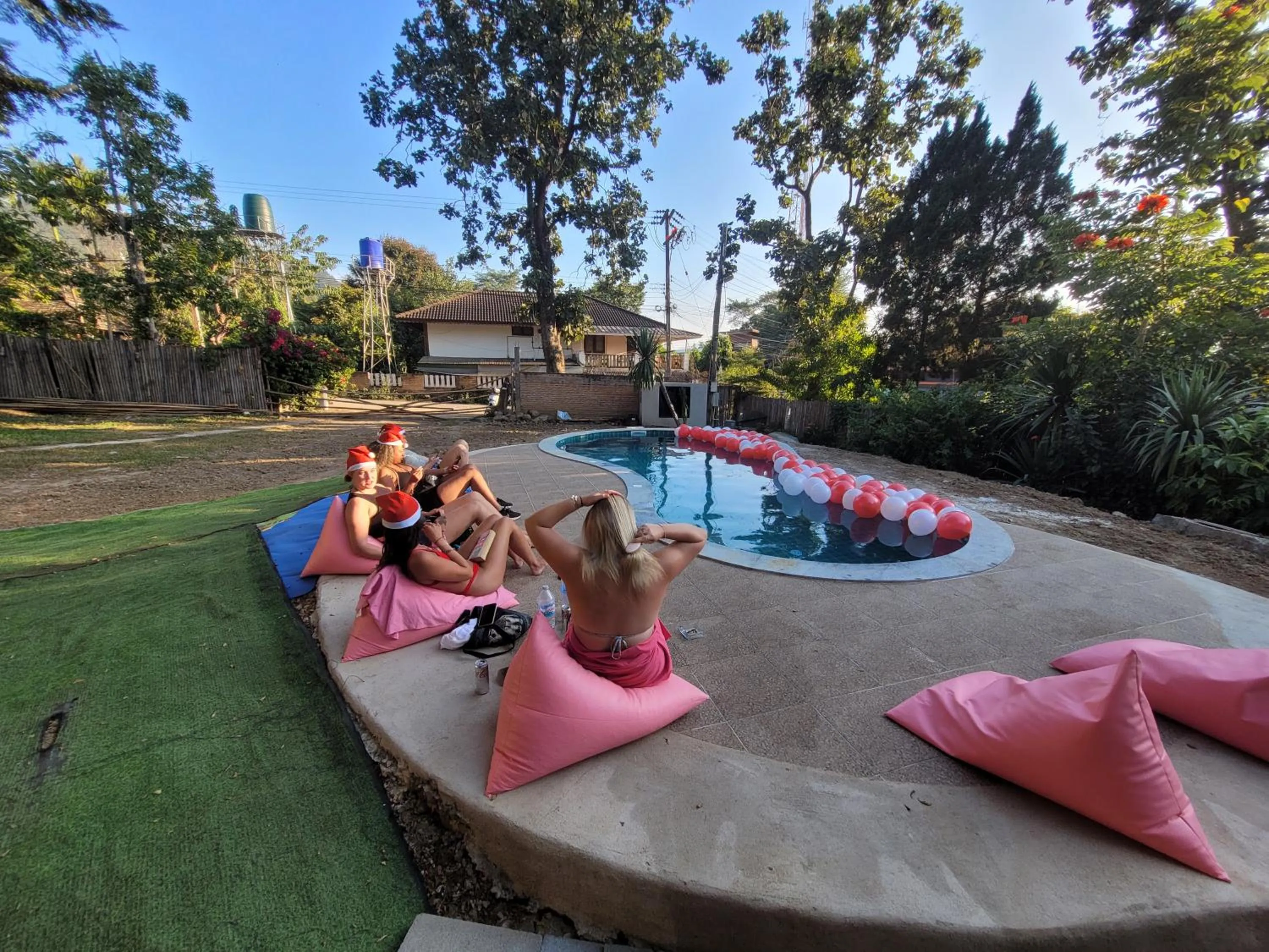 Swimming pool in Mad Monkey Pai