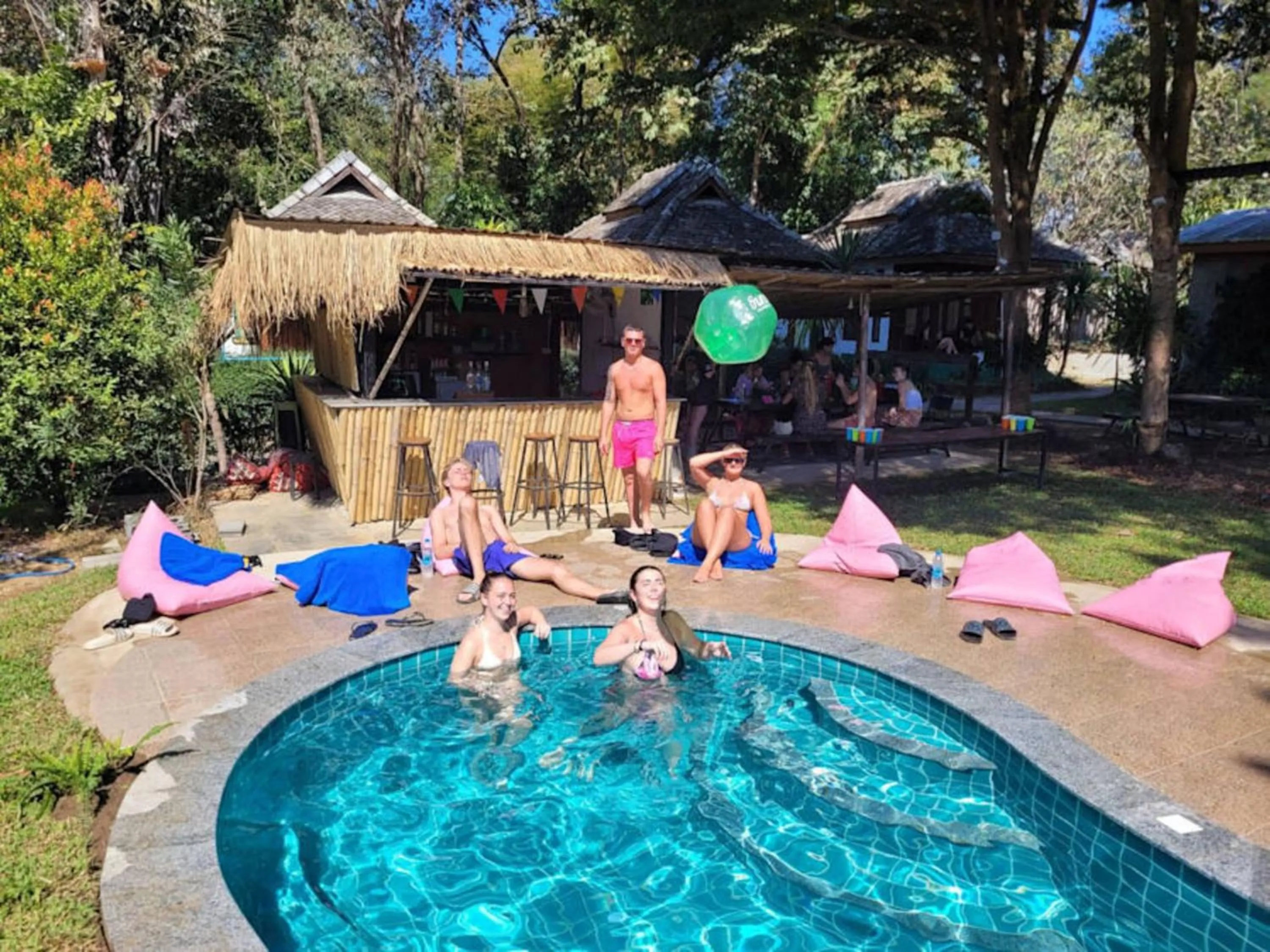 Swimming pool in Mad Monkey Pai