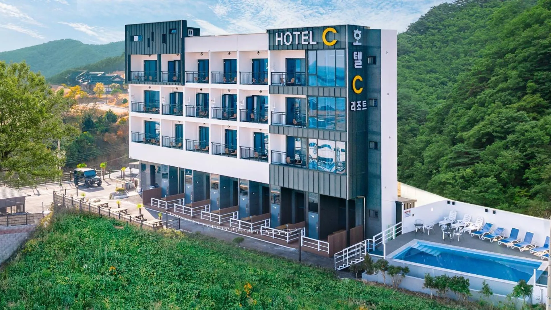 Property building in Hotel C Resort