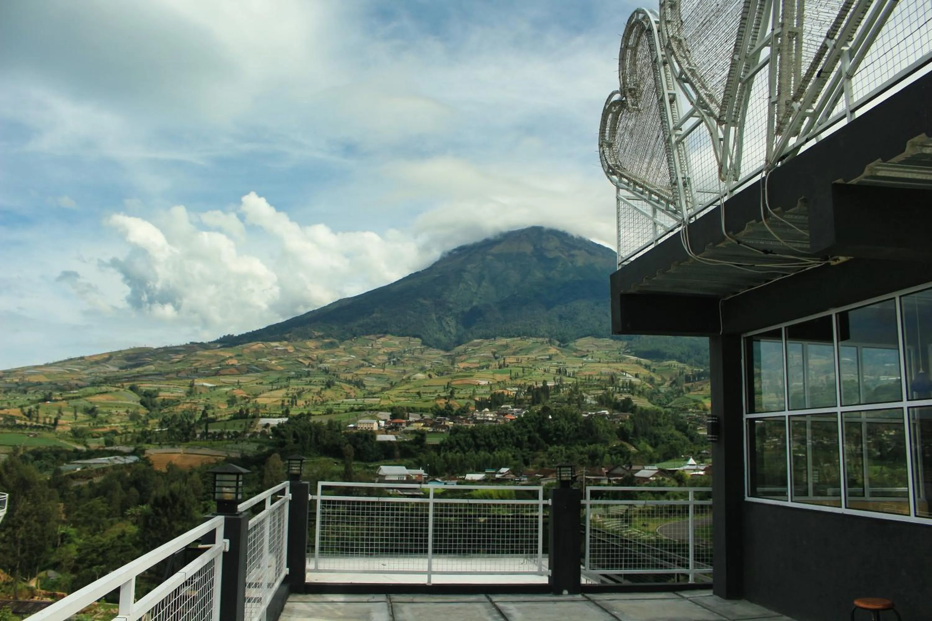 Mountain view in Tree Love Temanggung Hotel