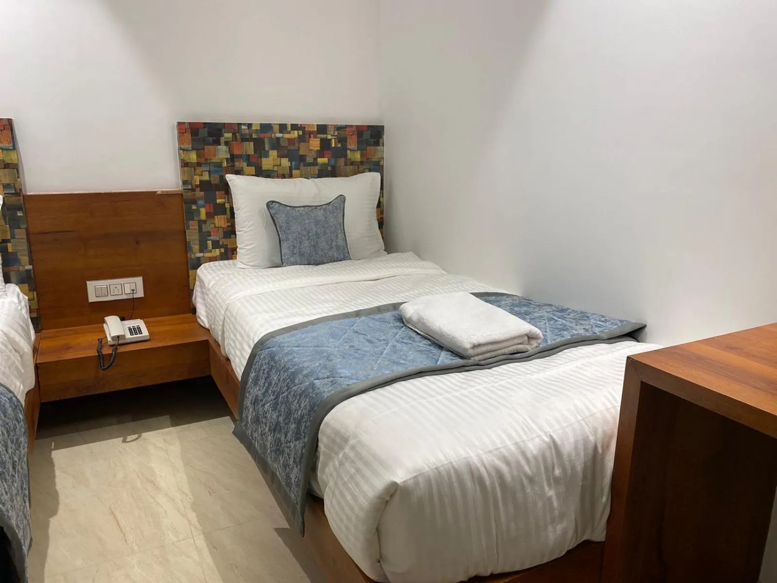 Bed in The Urban Hive Hotel