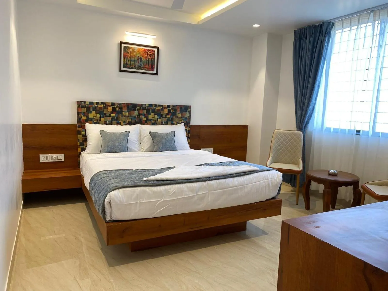 Bed in The Urban Hive Hotel