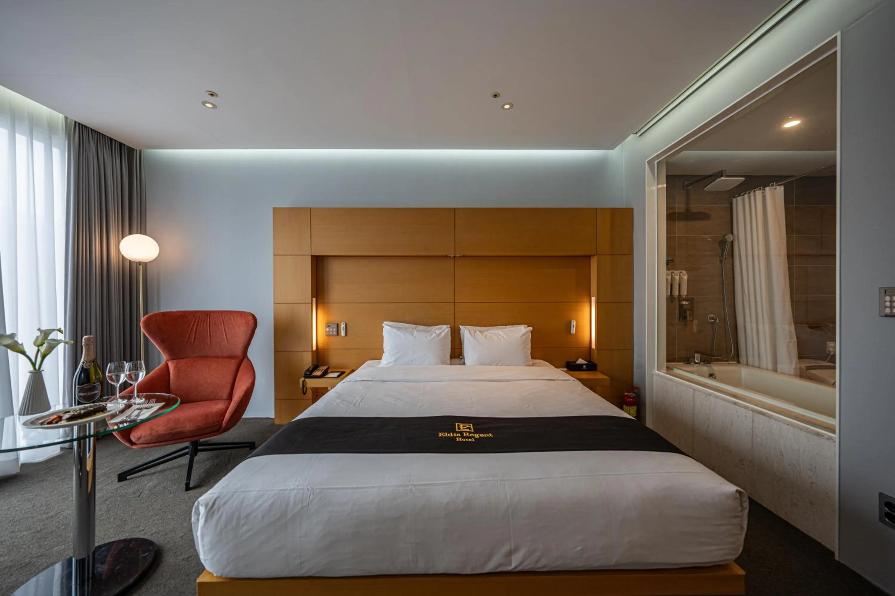 Decorative detail, Bed in Eldis Regent Hotel