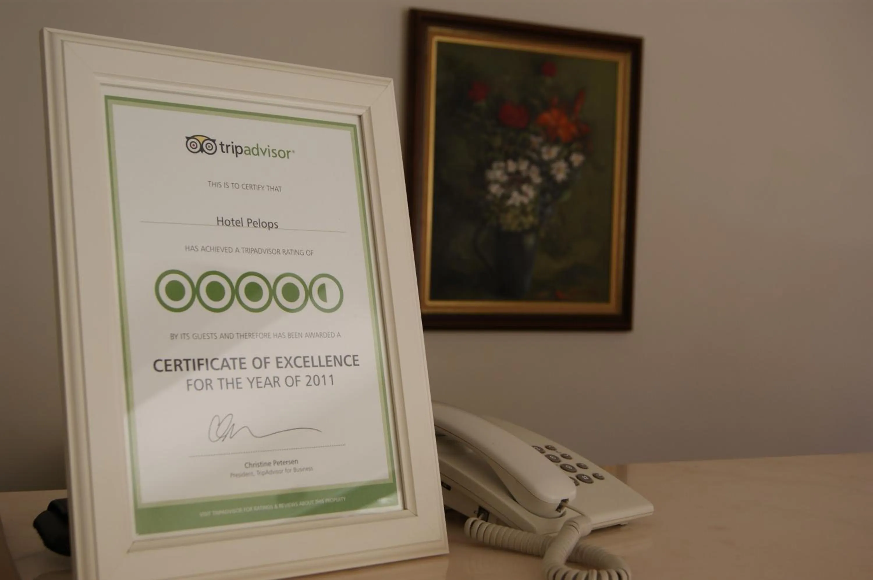 Certificate/Award in Hotel Pelops