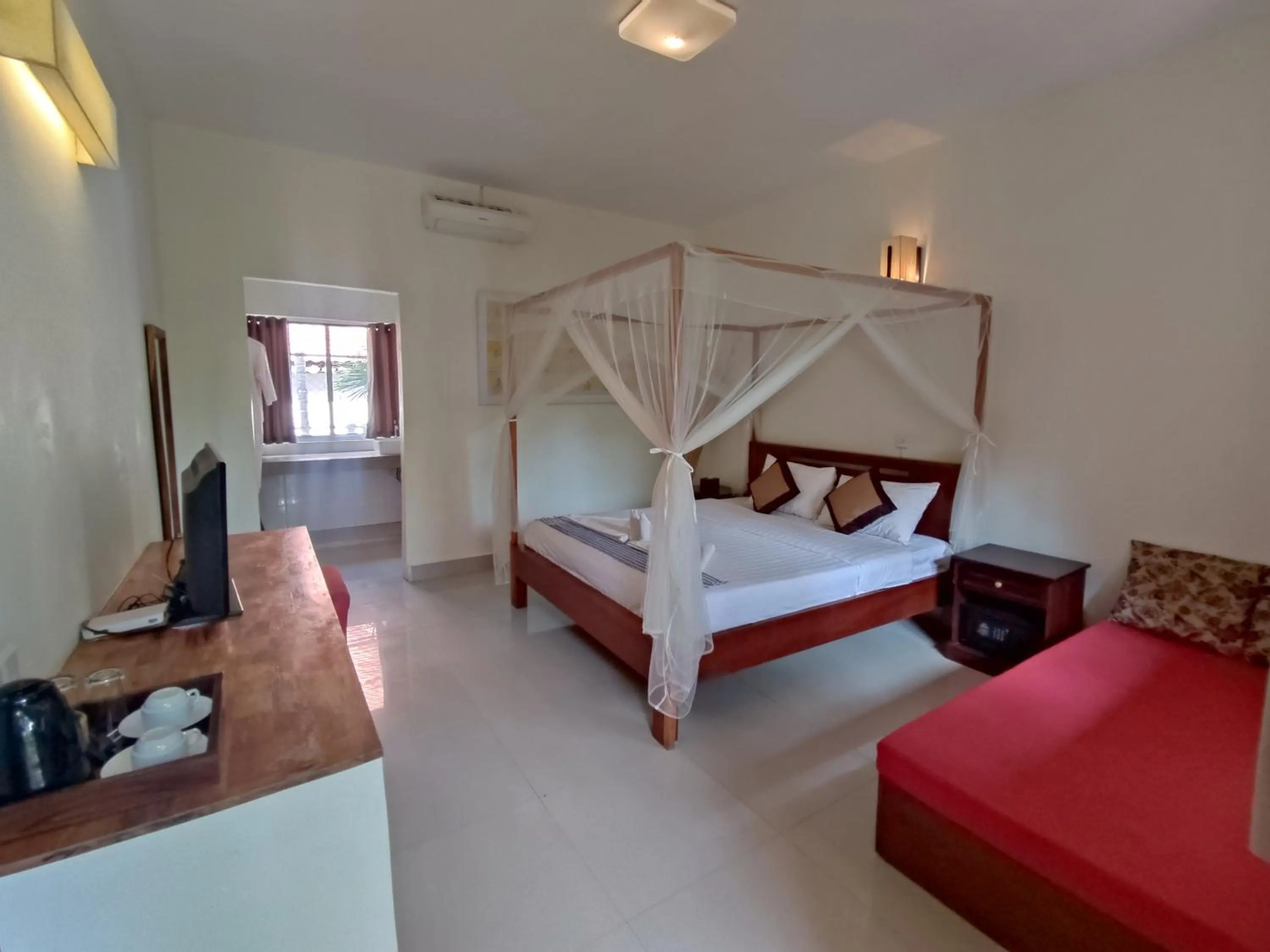 Bedroom in River and villa