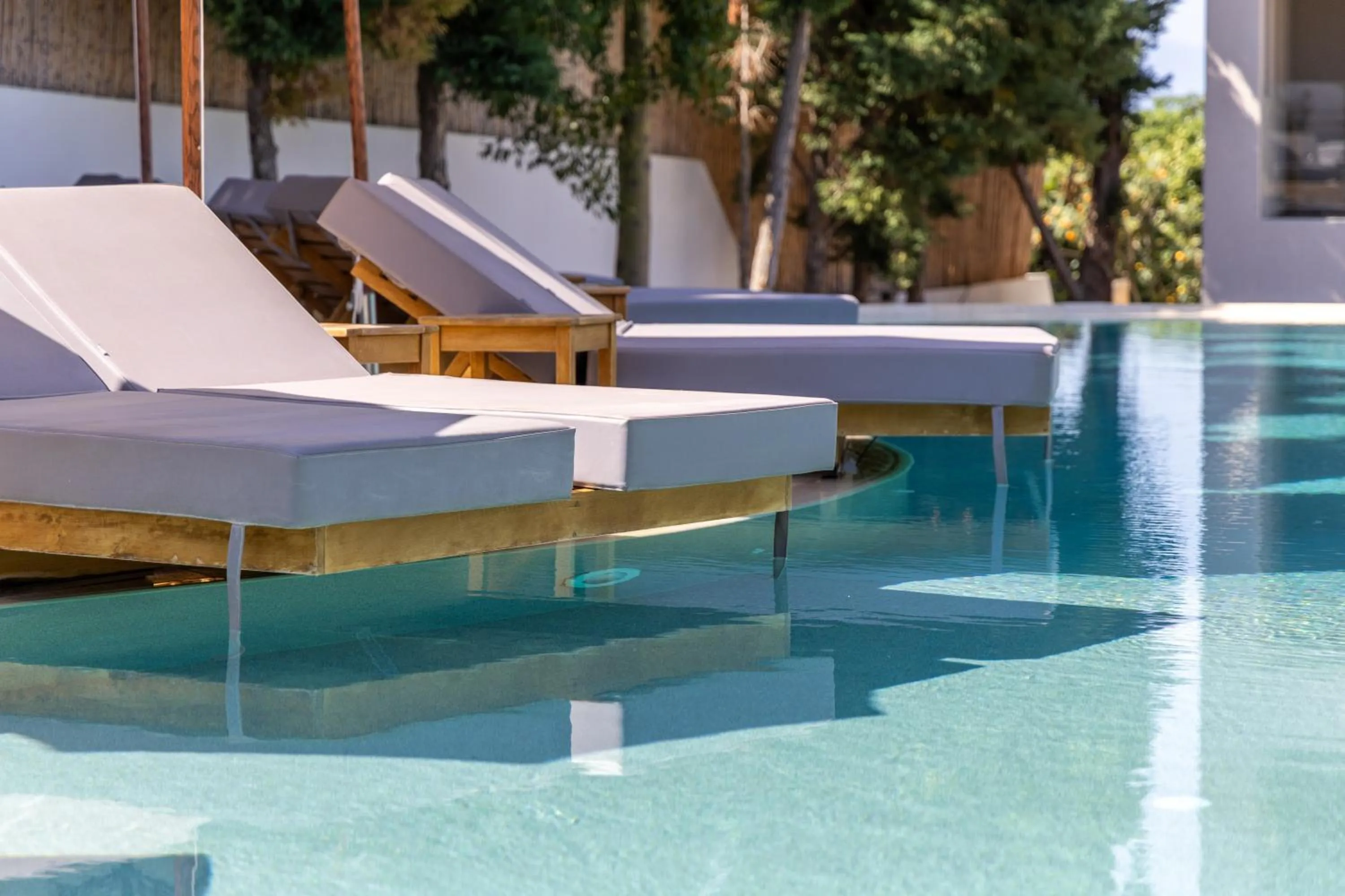 Swimming pool in Alissachni SeaSide Hotel