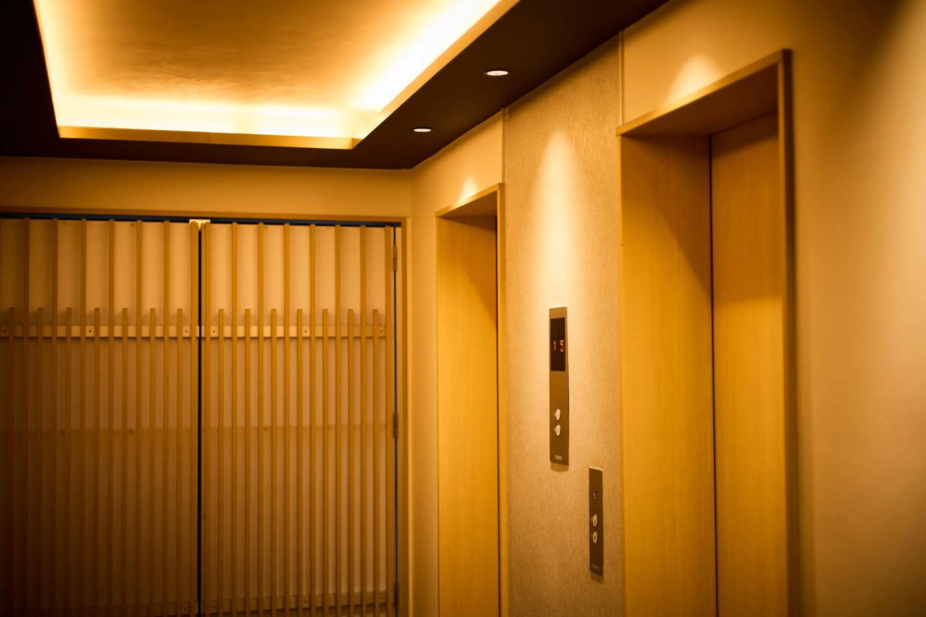 elevator in RIHGA Place Kyoto Shijo Karasuma