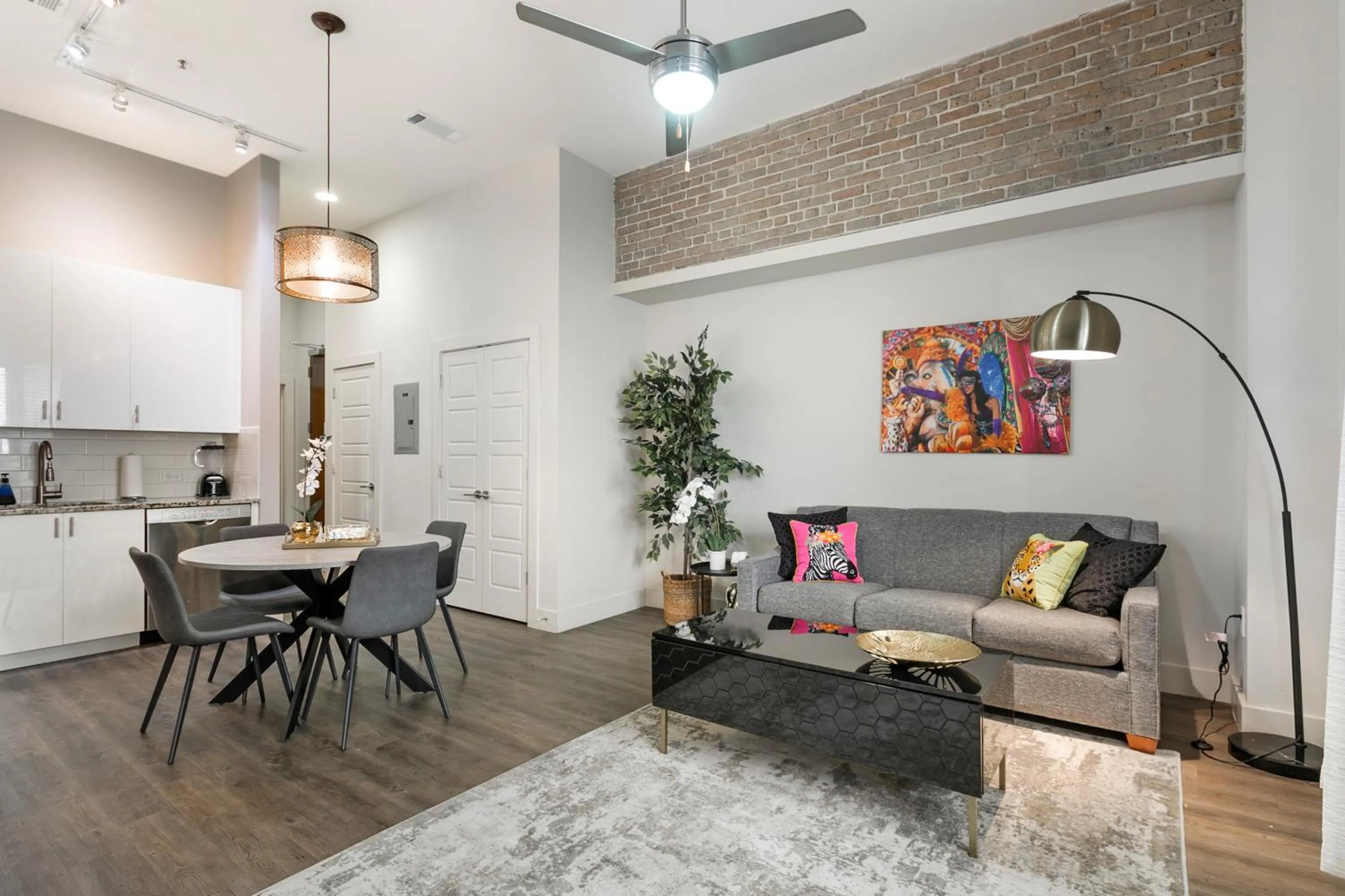 Living room in Urban Living in the Heart of New Orleans