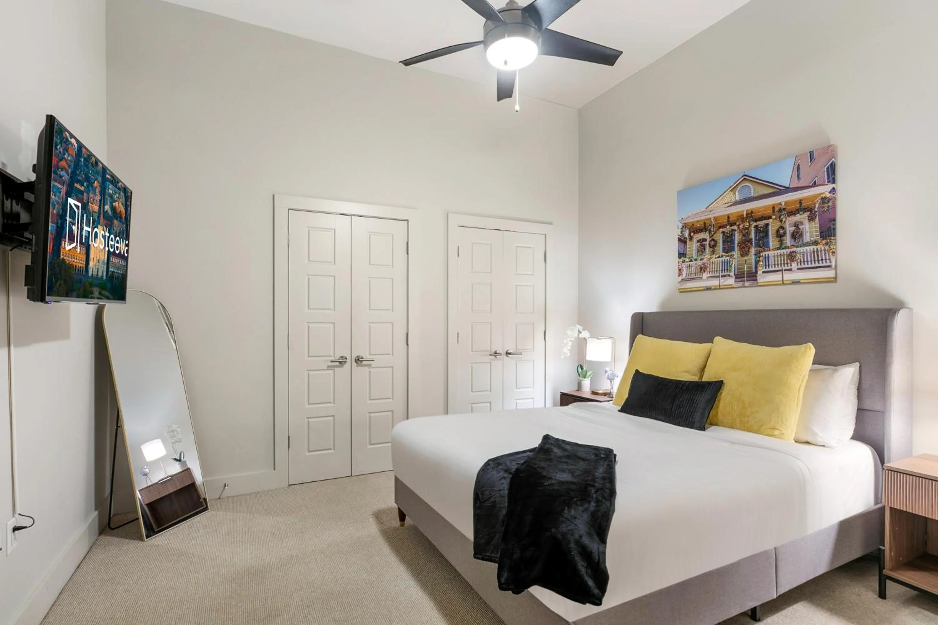 Bedroom, Bed in Urban Living in the Heart of New Orleans