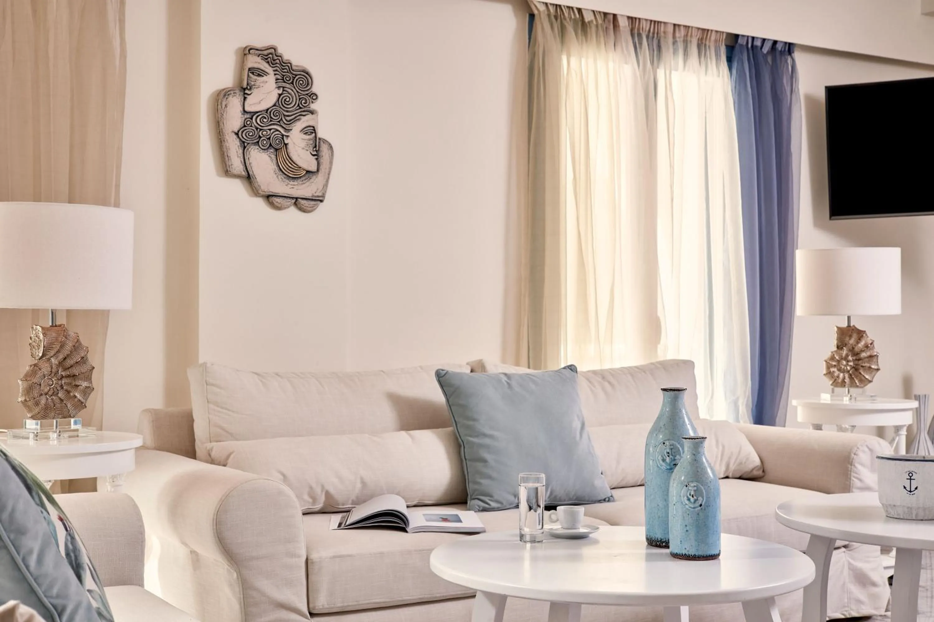 Communal lounge/ TV room in Lagos Mare Hotel