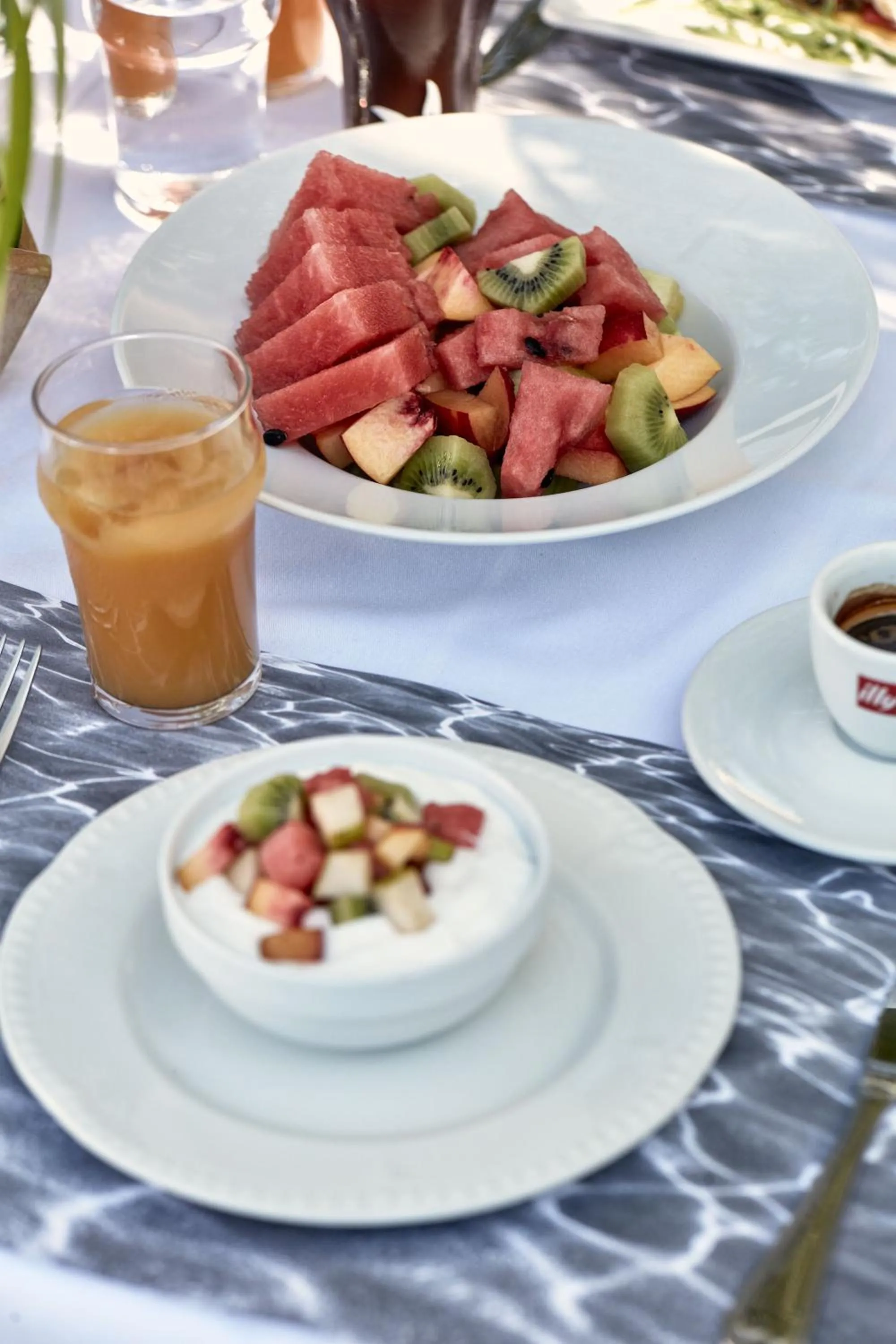 Buffet breakfast in Lagos Mare Hotel