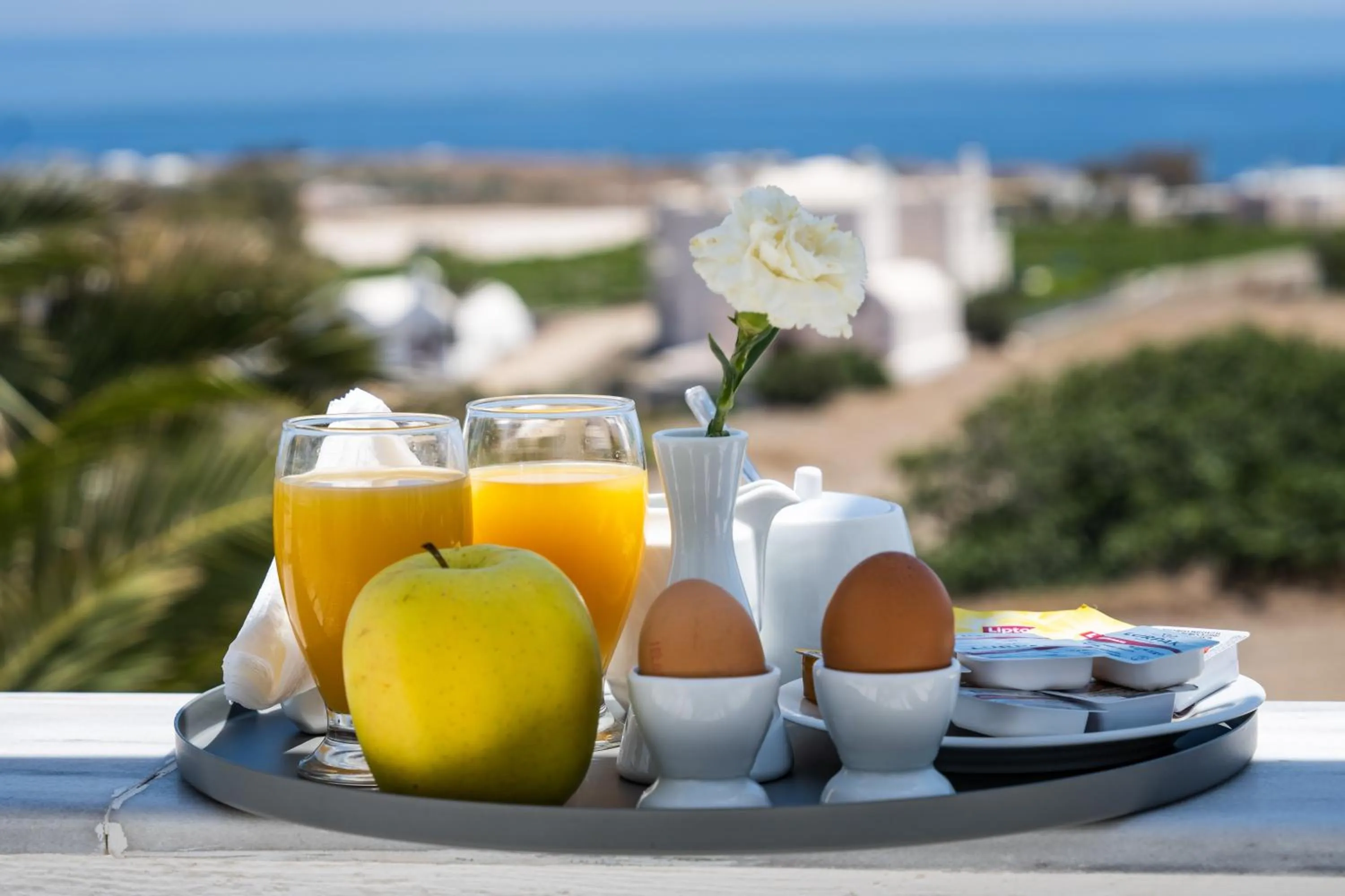 Breakfast in Stavros Villas