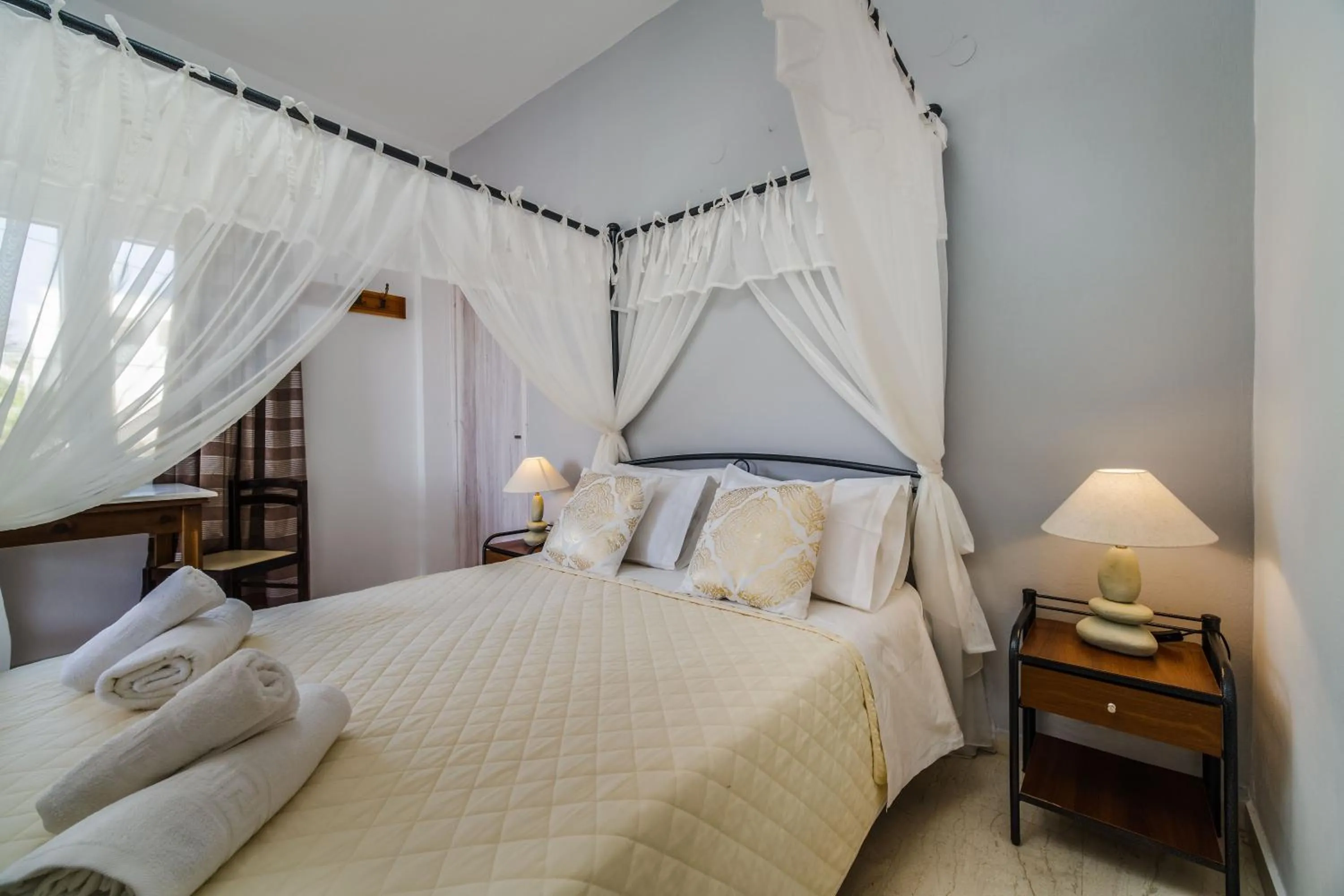 Bedroom, Bed in Stavros Villas