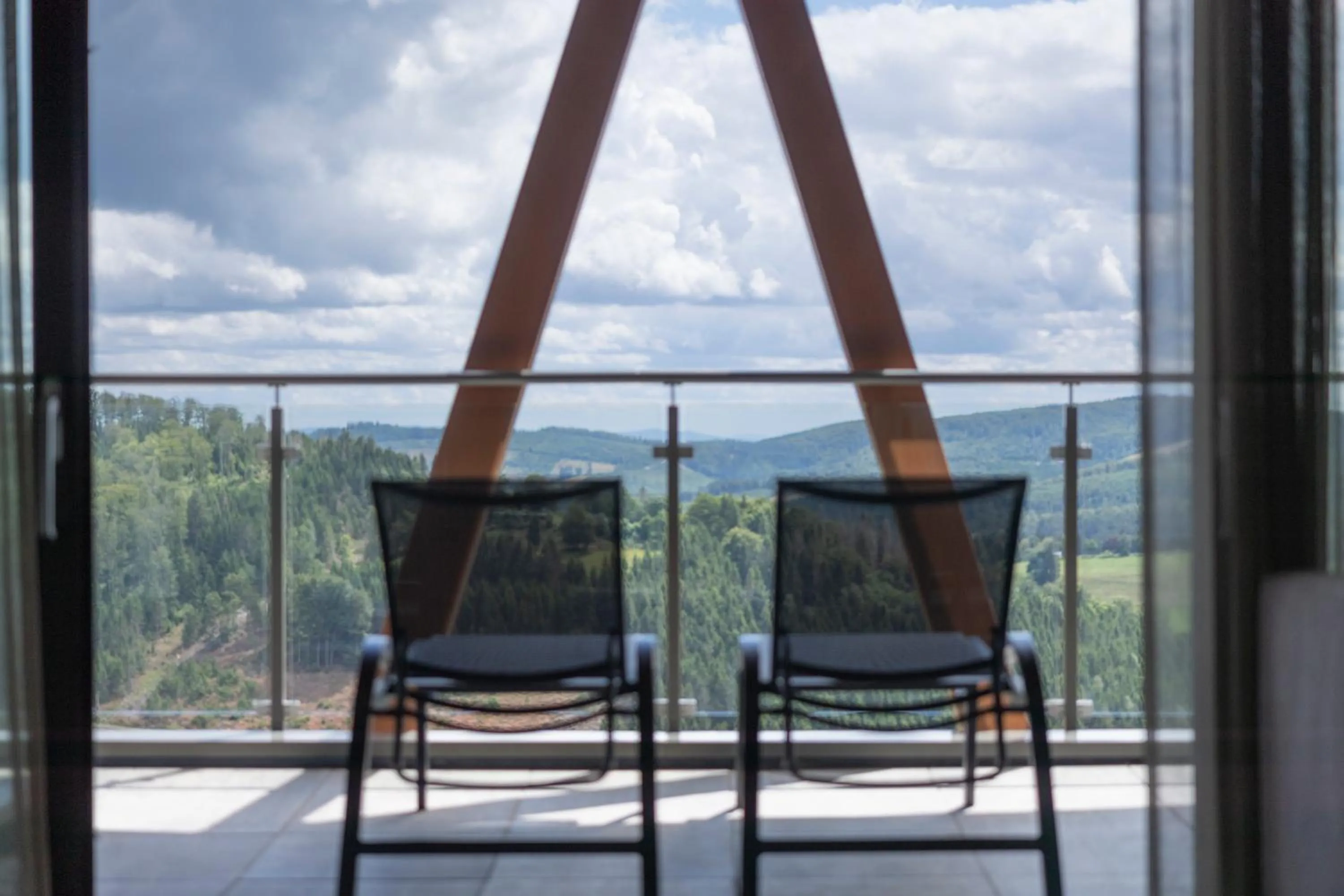 View (from property/room) in Weitblick Winterberg