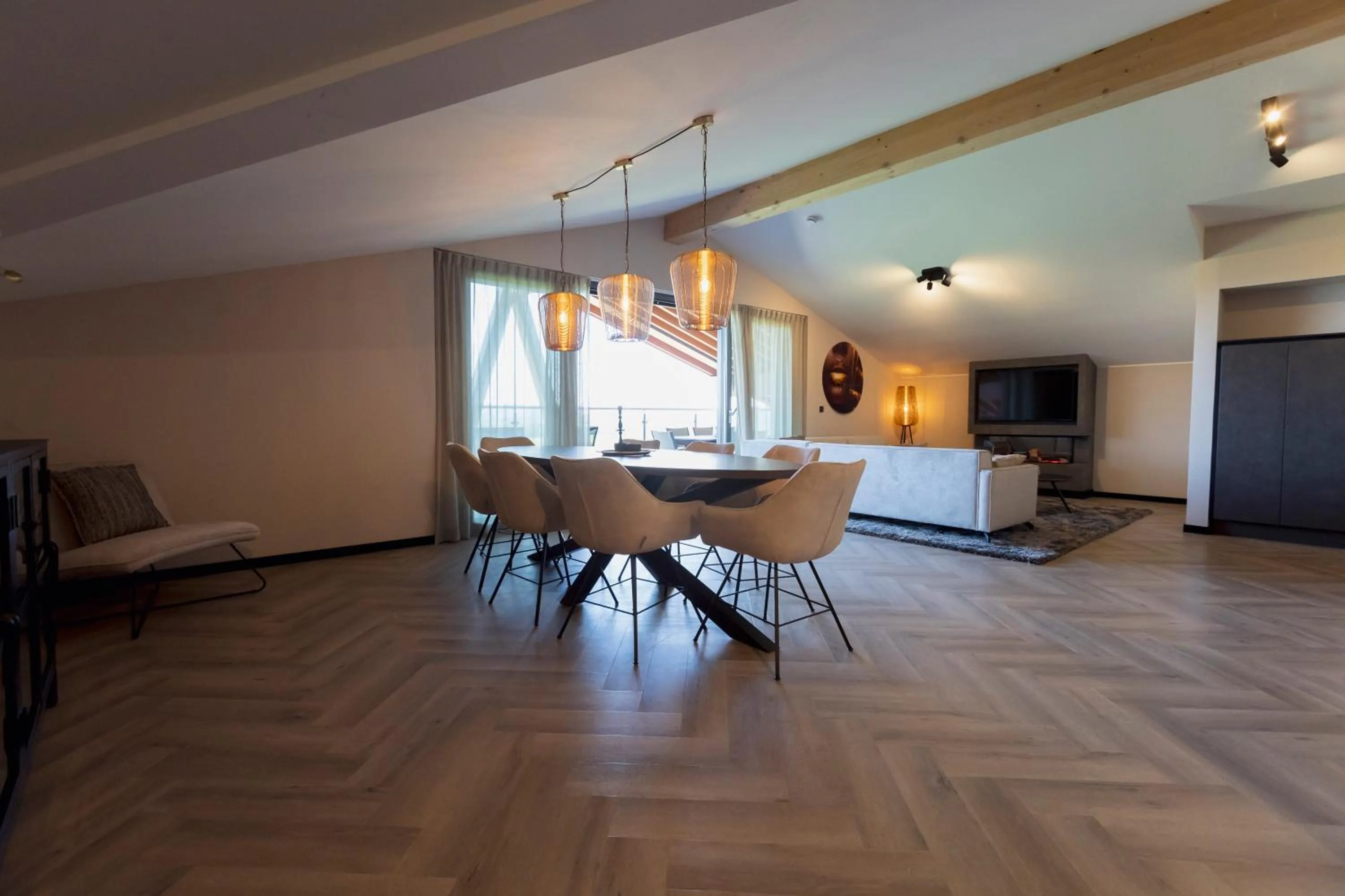 Living room in Weitblick Winterberg