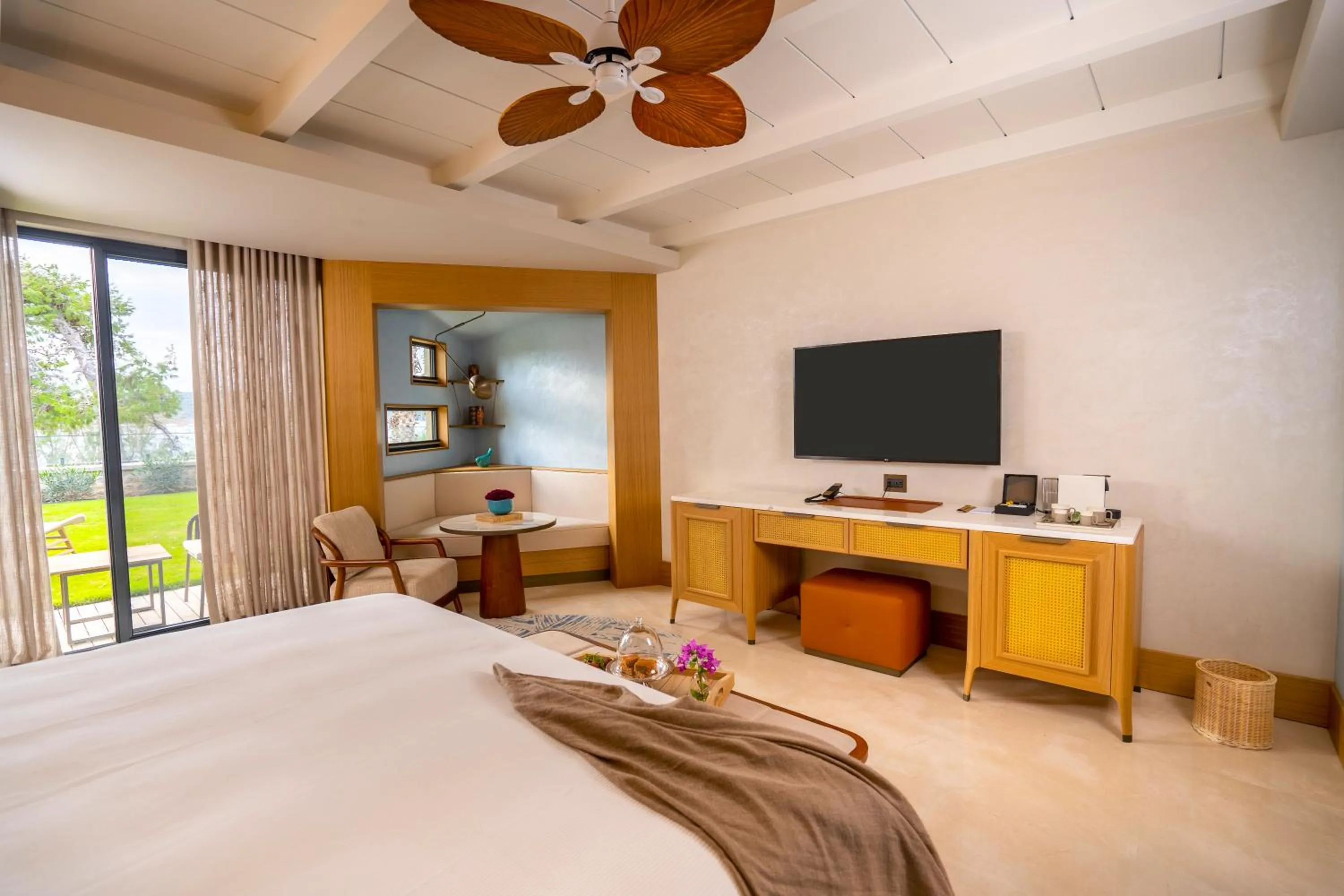 Bed in Palaia Hotel Datça