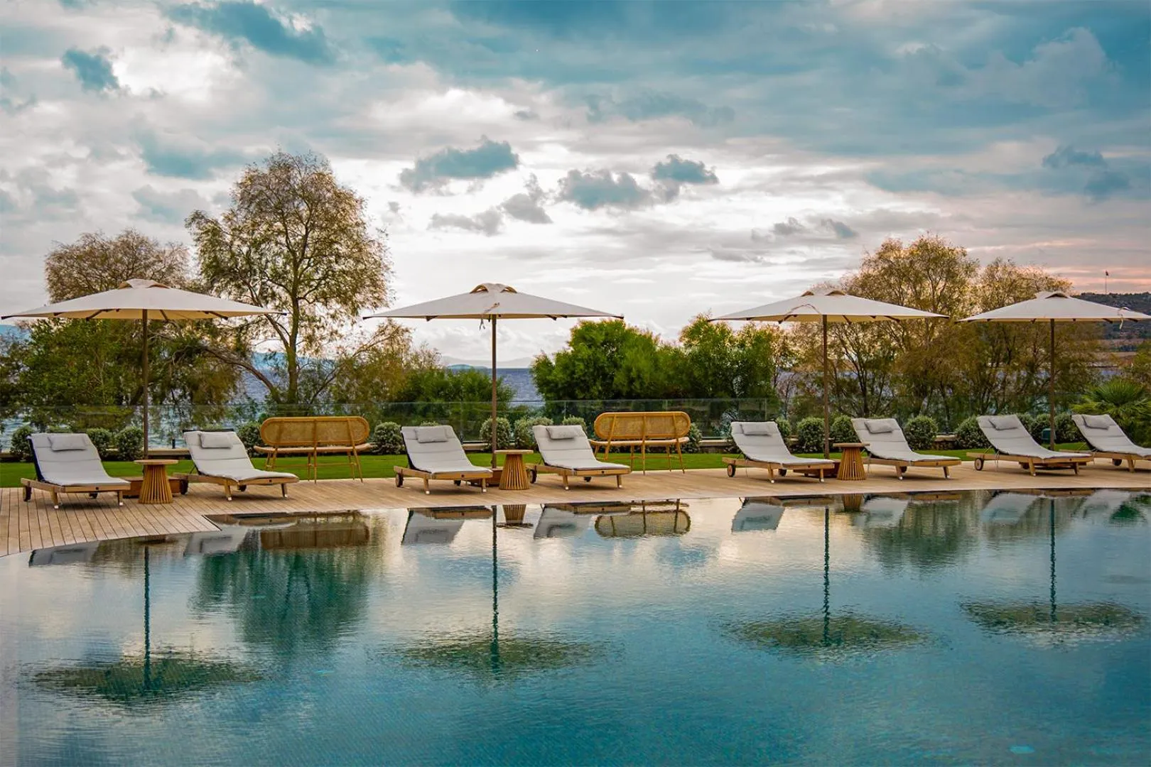 Swimming pool in Palaia Hotel Datça