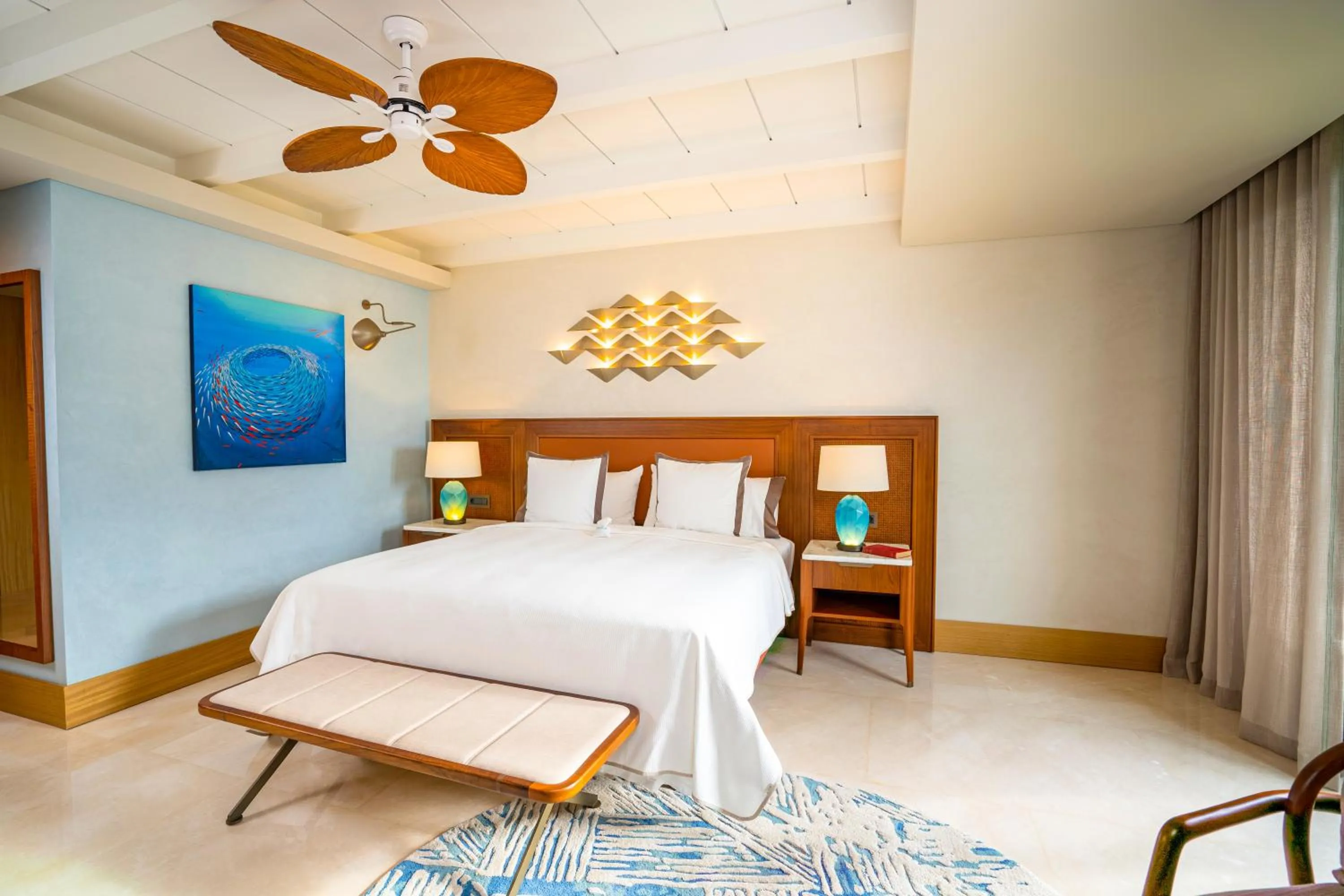 Bed in Palaia Hotel Datça