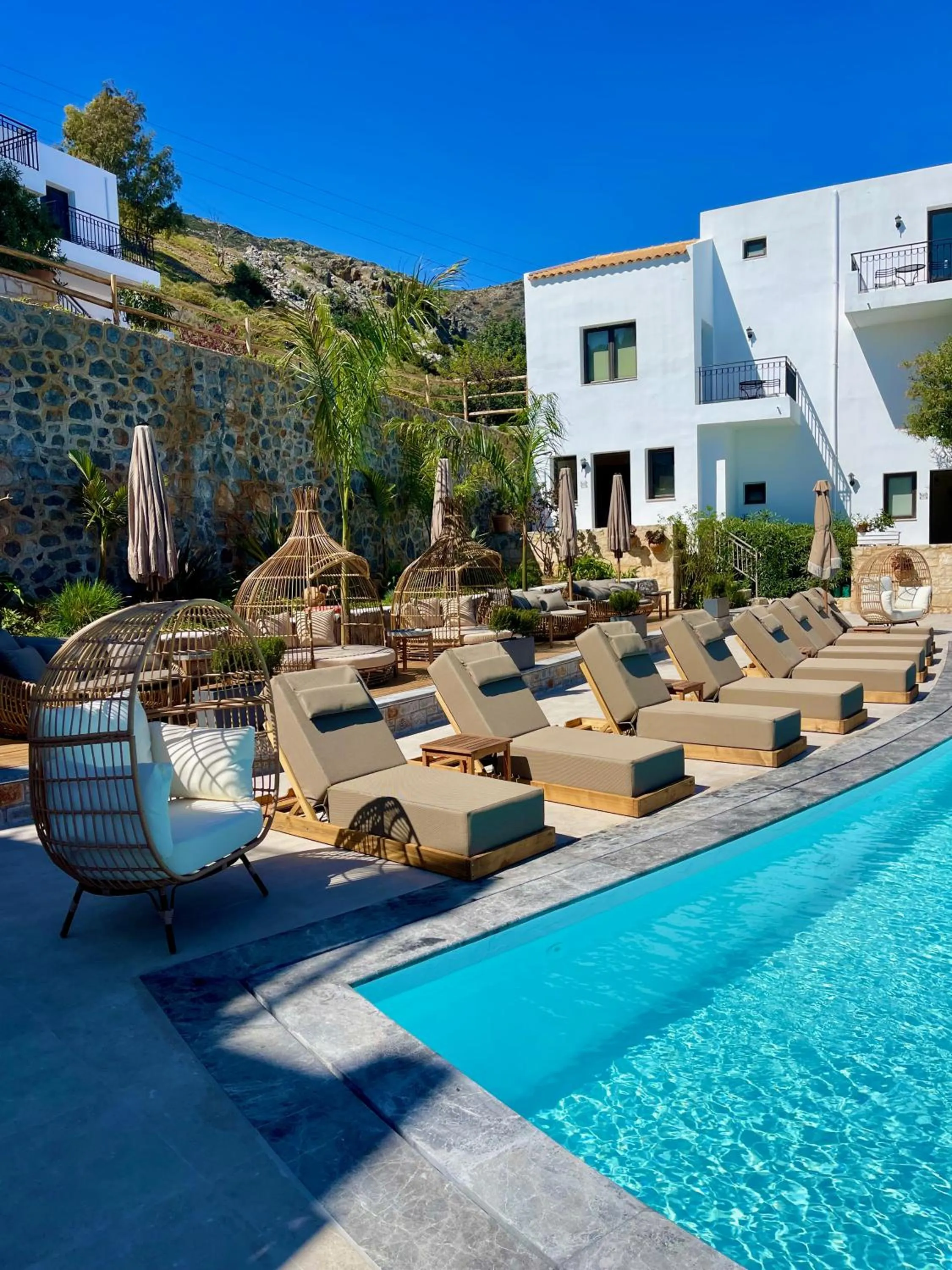 Swimming pool in Creta Blue Boutique Hotel