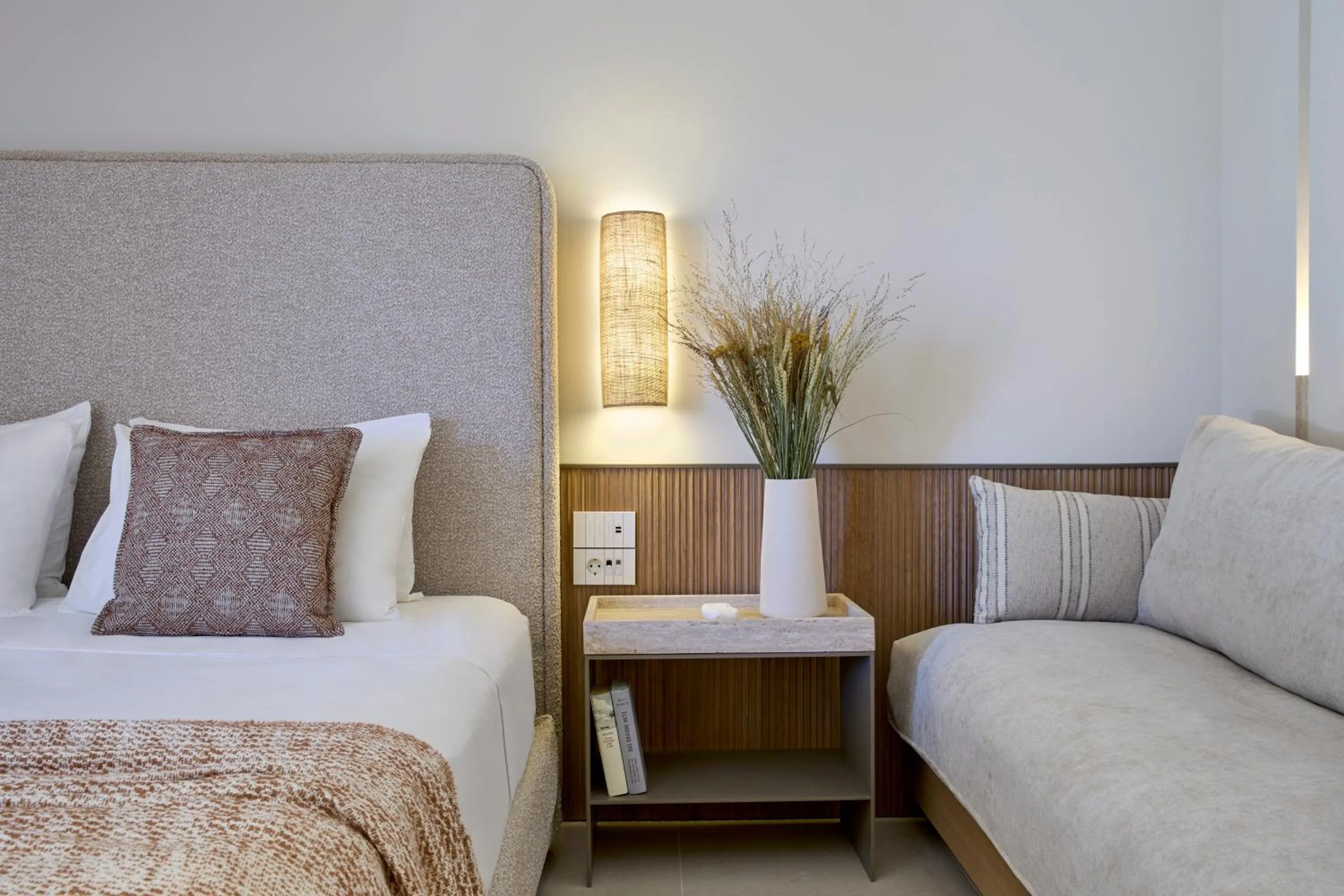 Seating area, Bed in Princess Resort, Santikos Collection