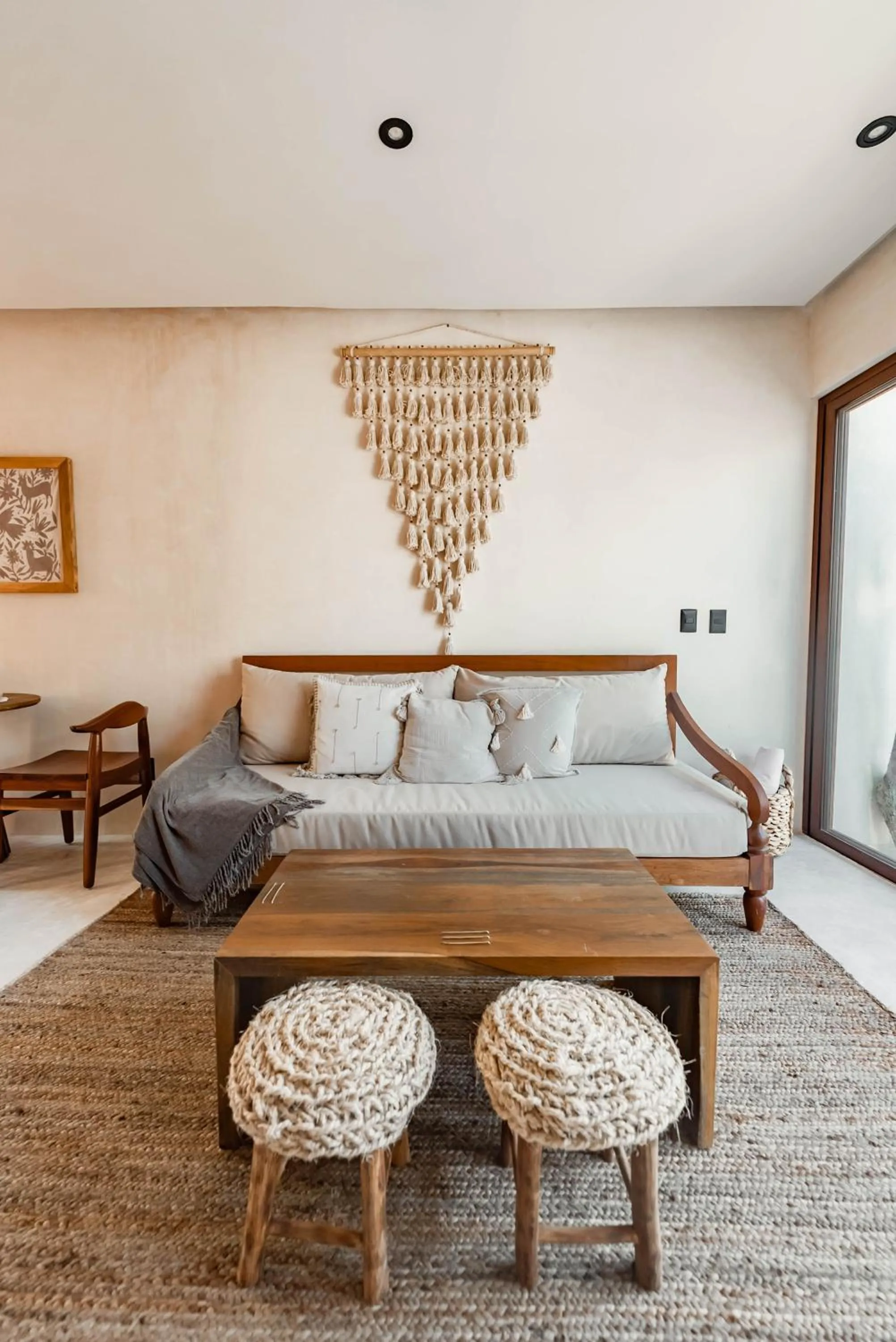 Living room in Rubi Tulum