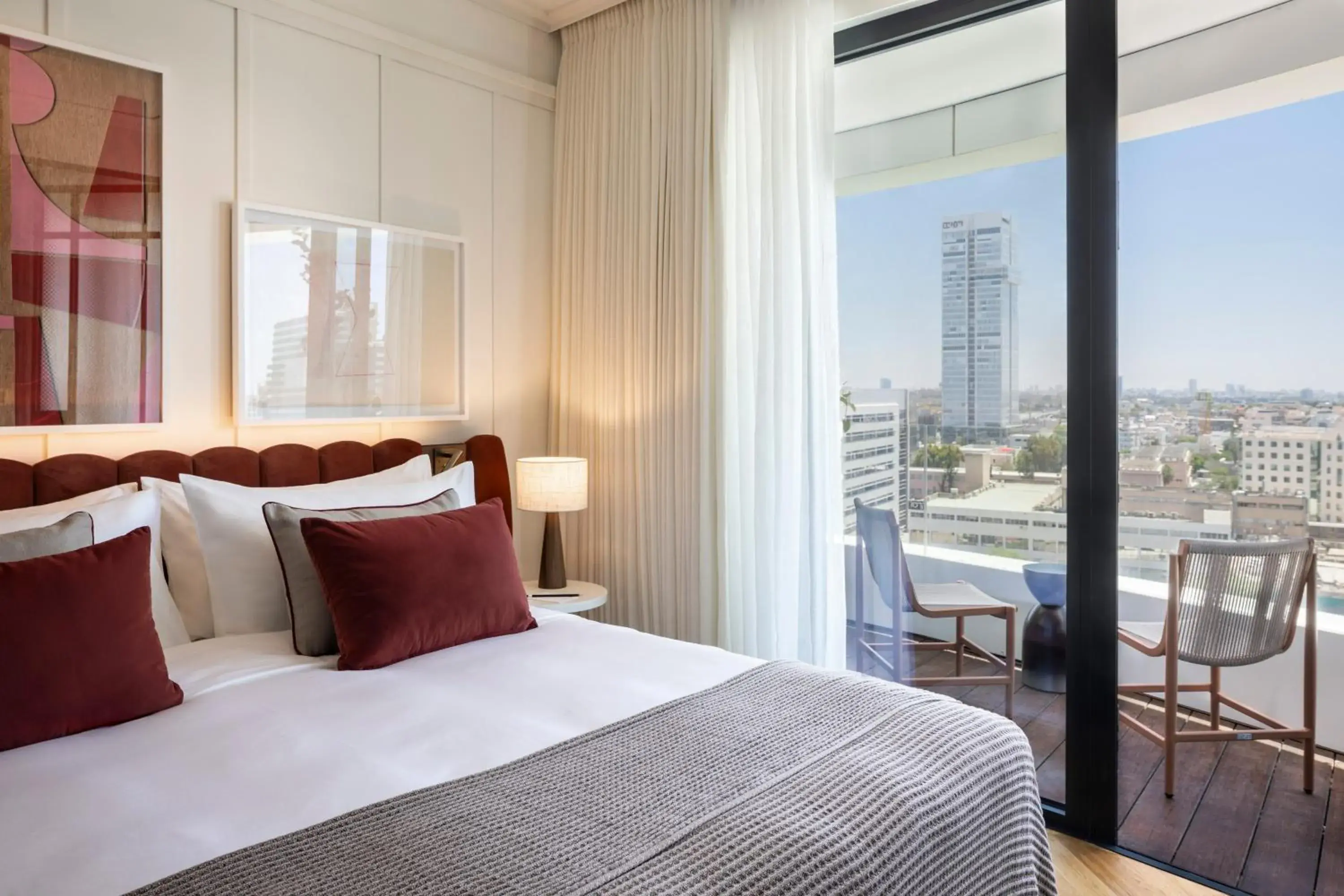 Double Room with Balcony in The George Tel Aviv Double Room with Balcony in The George Tel Aviv