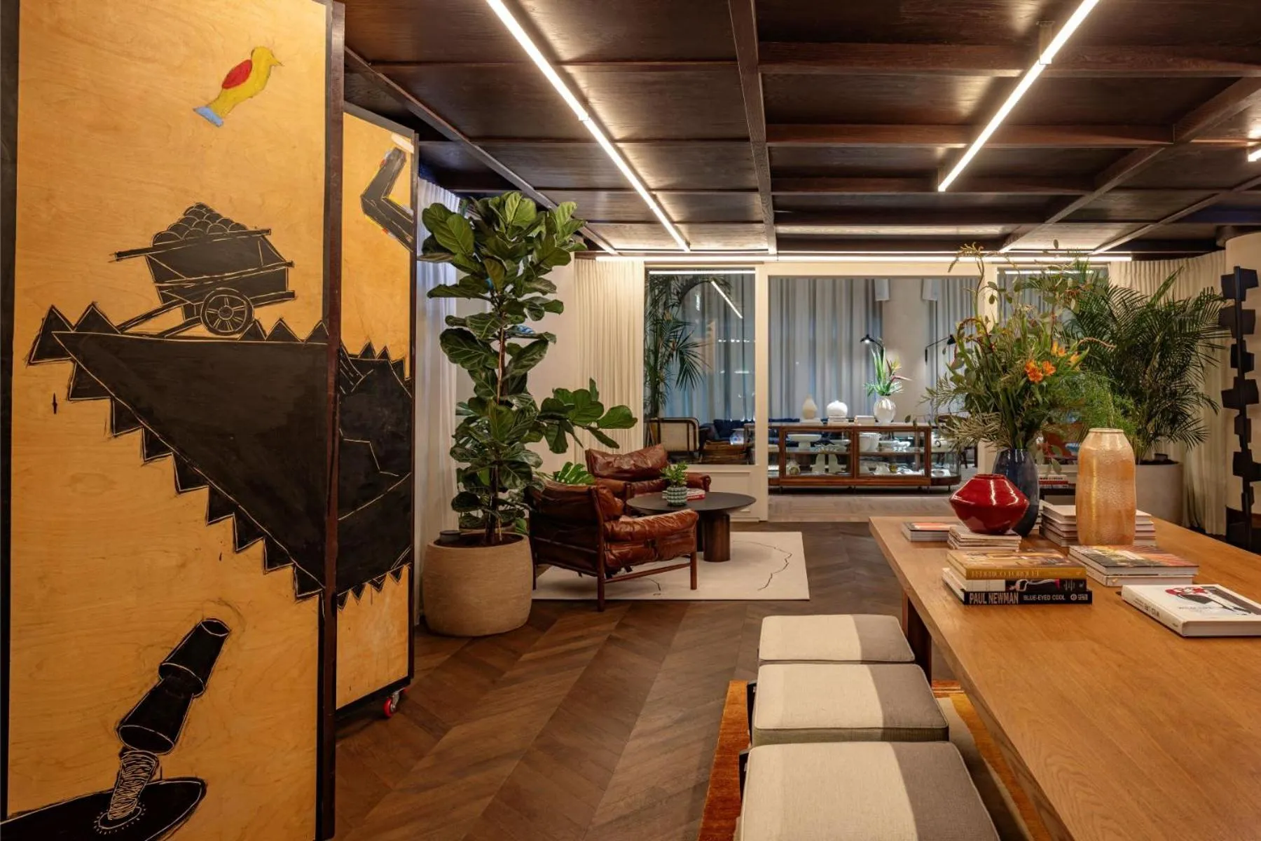 Seating area in The George Tel Aviv