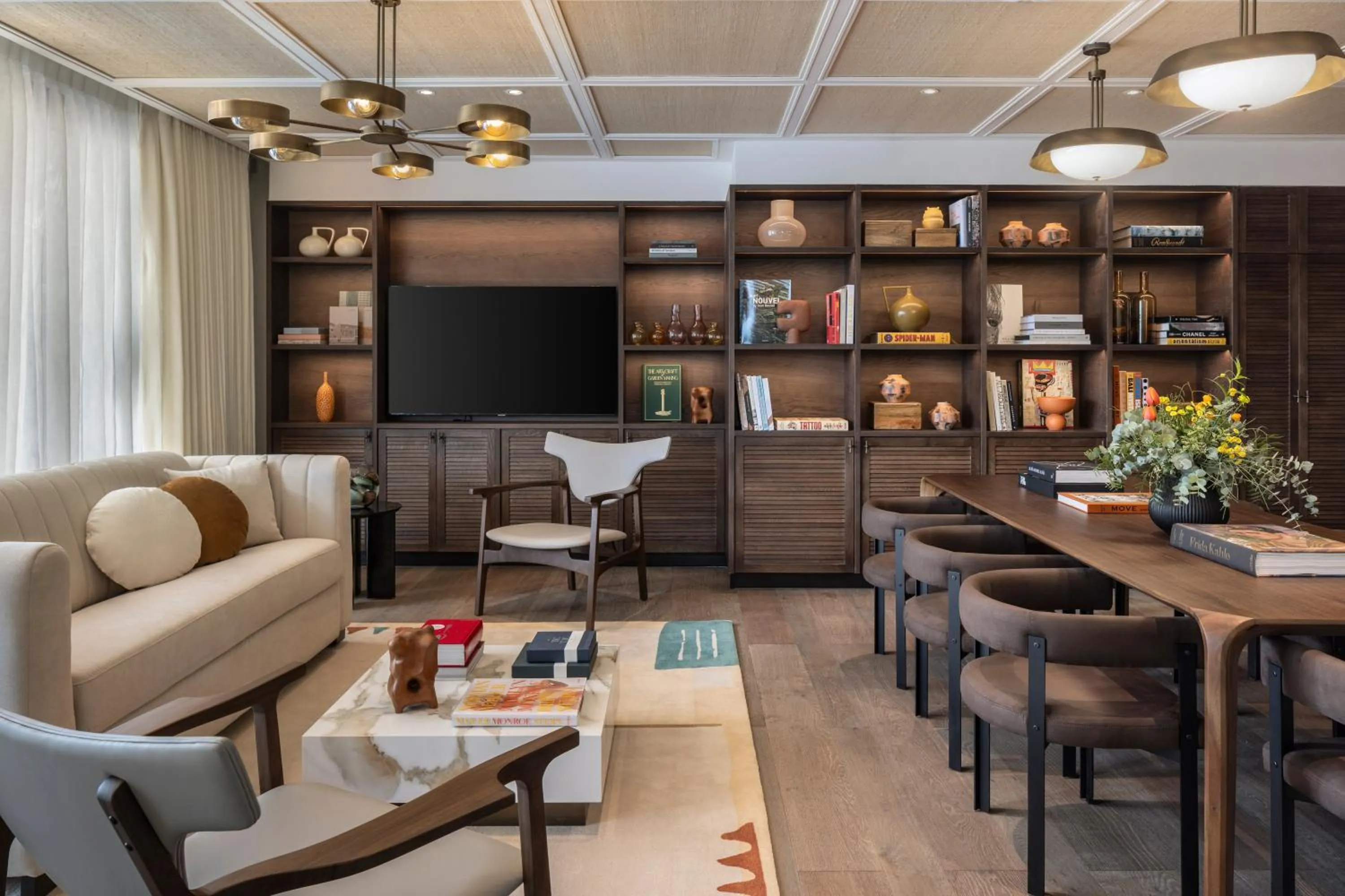 Seating area in The George Tel Aviv