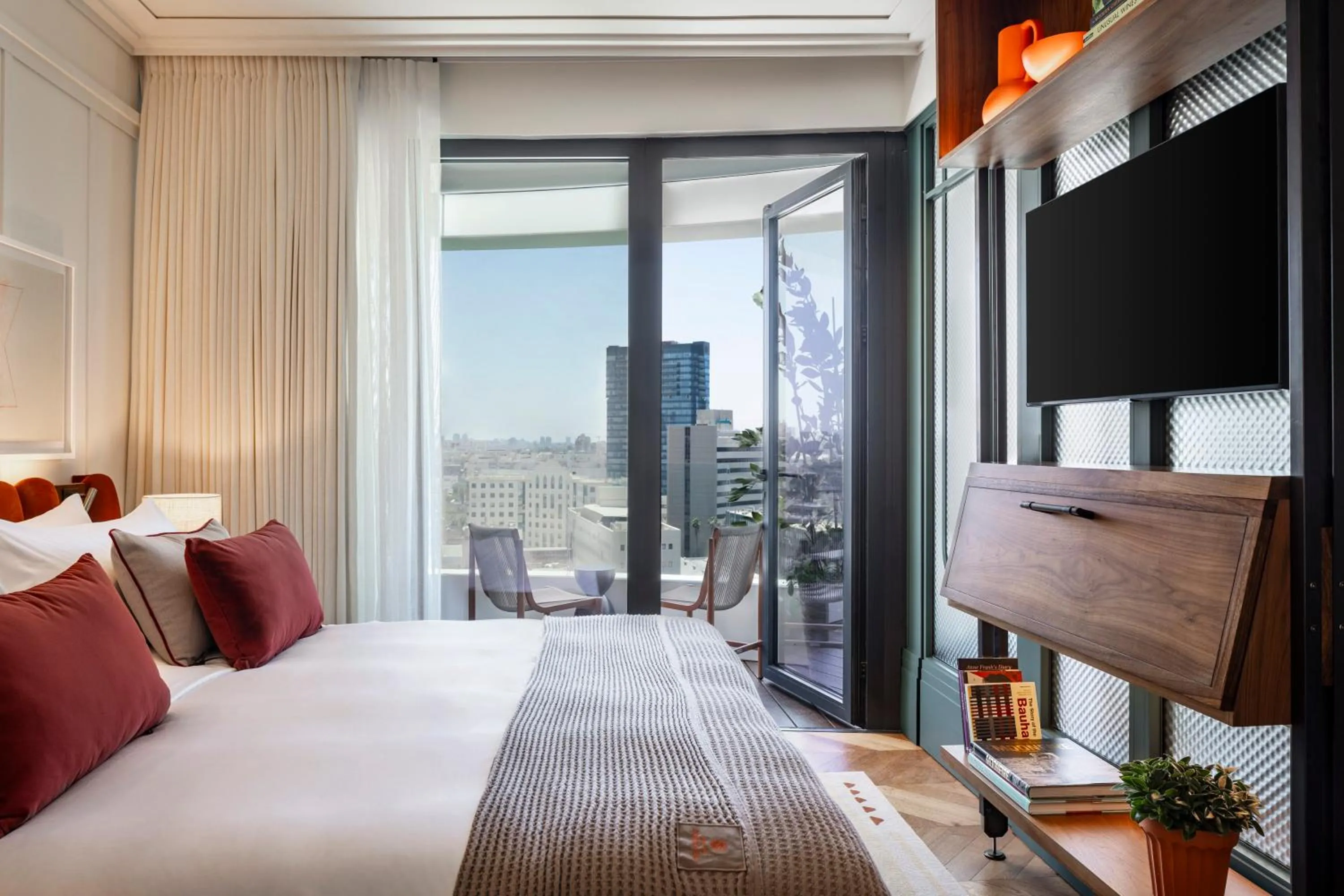 Bed in The George Tel Aviv