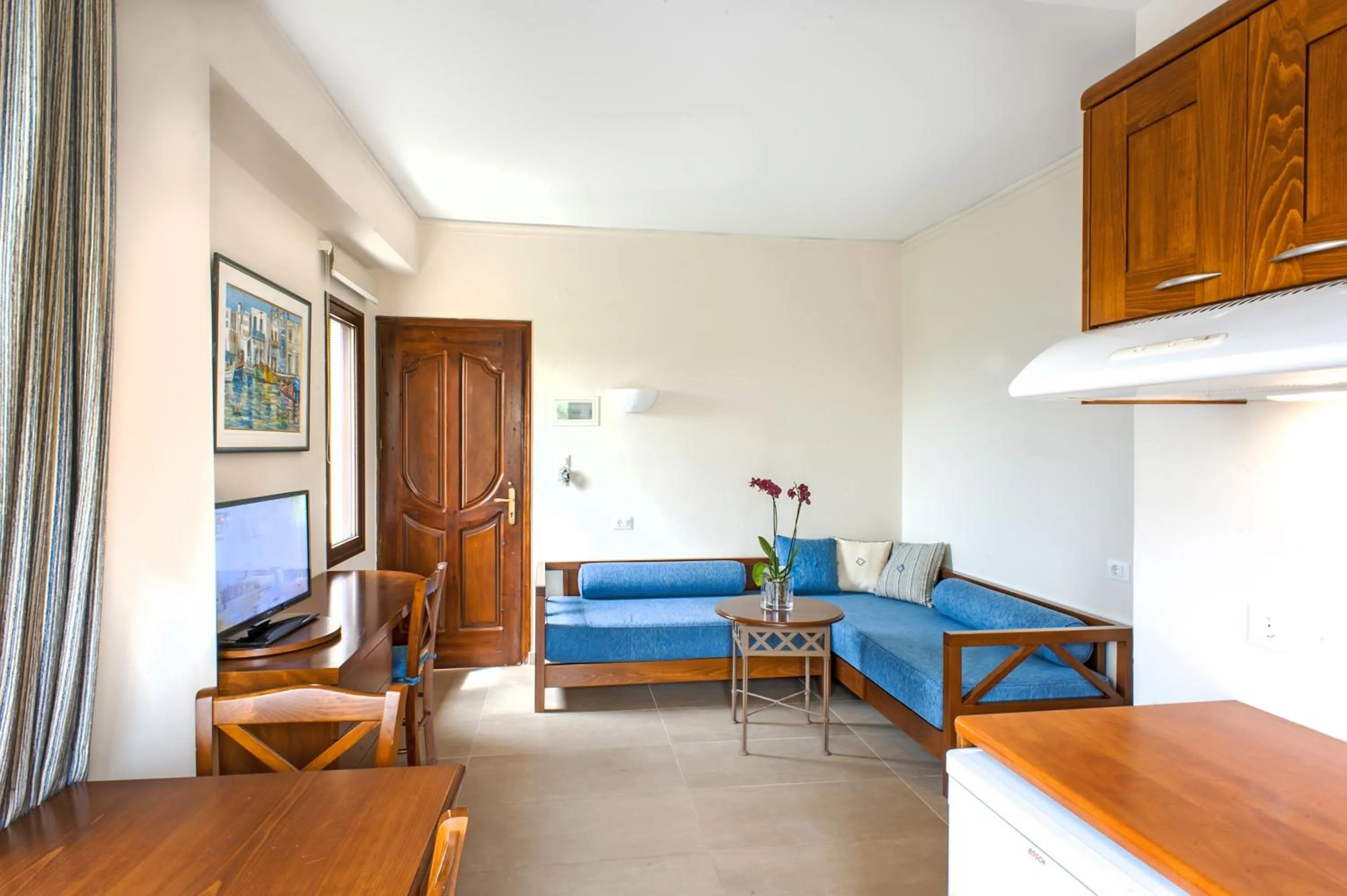 Seating area in Frideriki Studios & Apartments