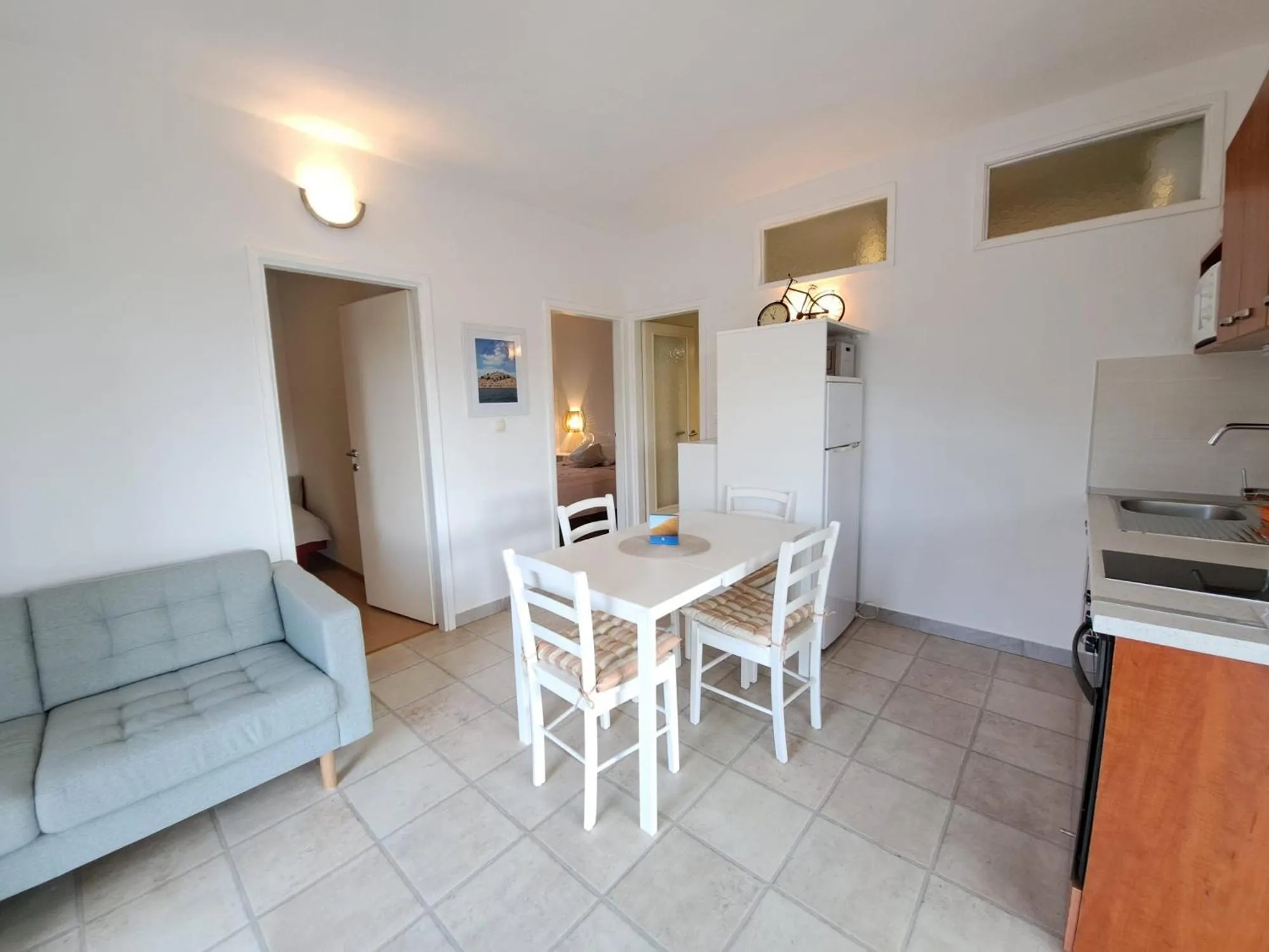 Kitchen or kitchenette in Villa Porto