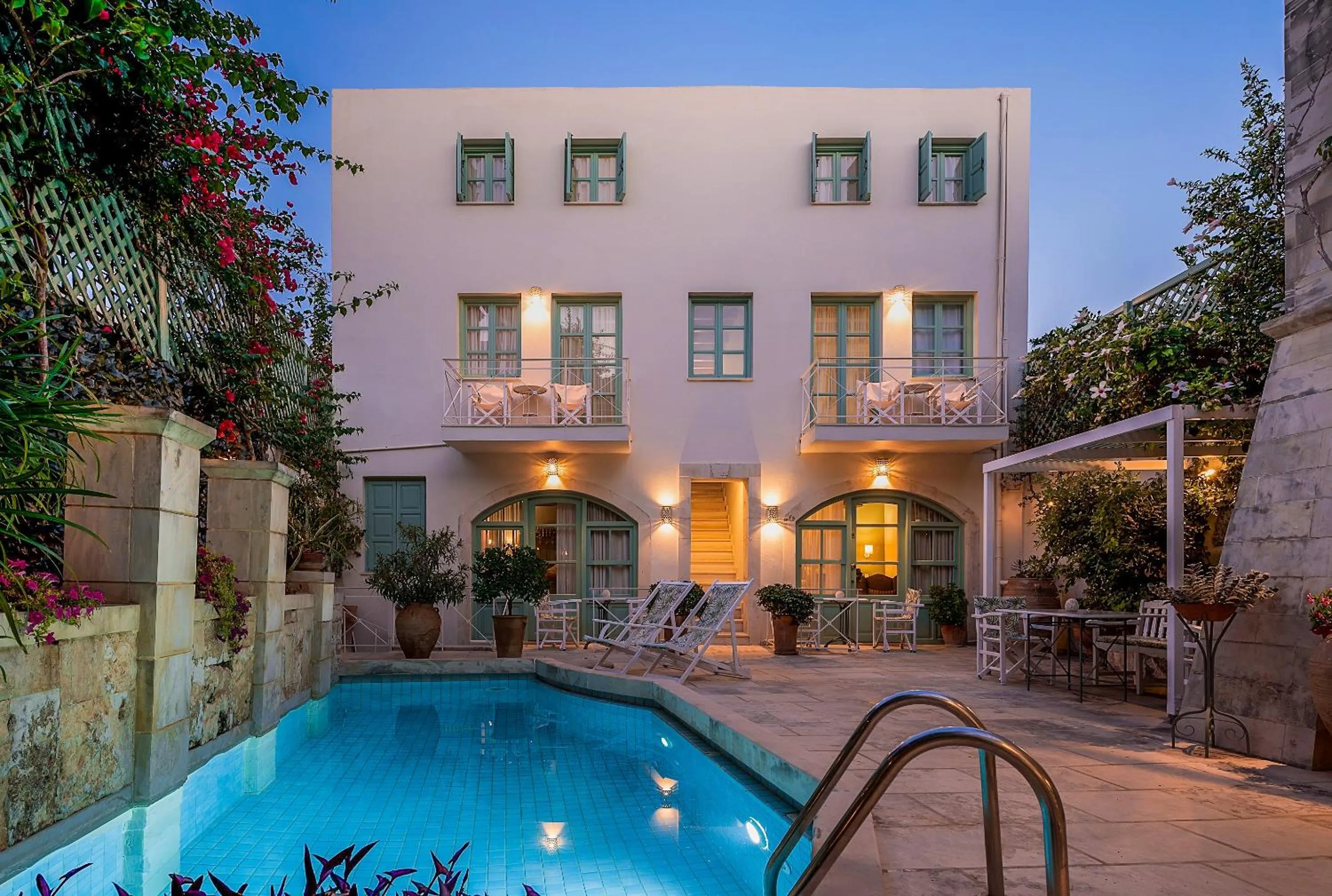 Property building in Mythos Suites Boutique Hotel