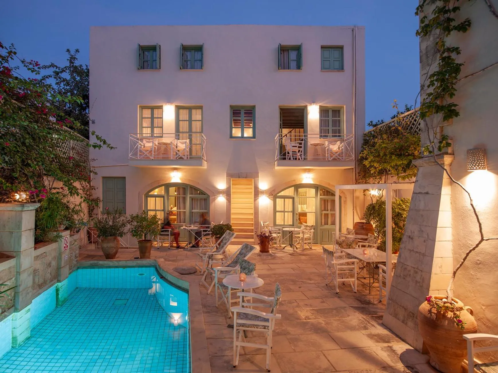Property building in Mythos Suites Boutique Hotel