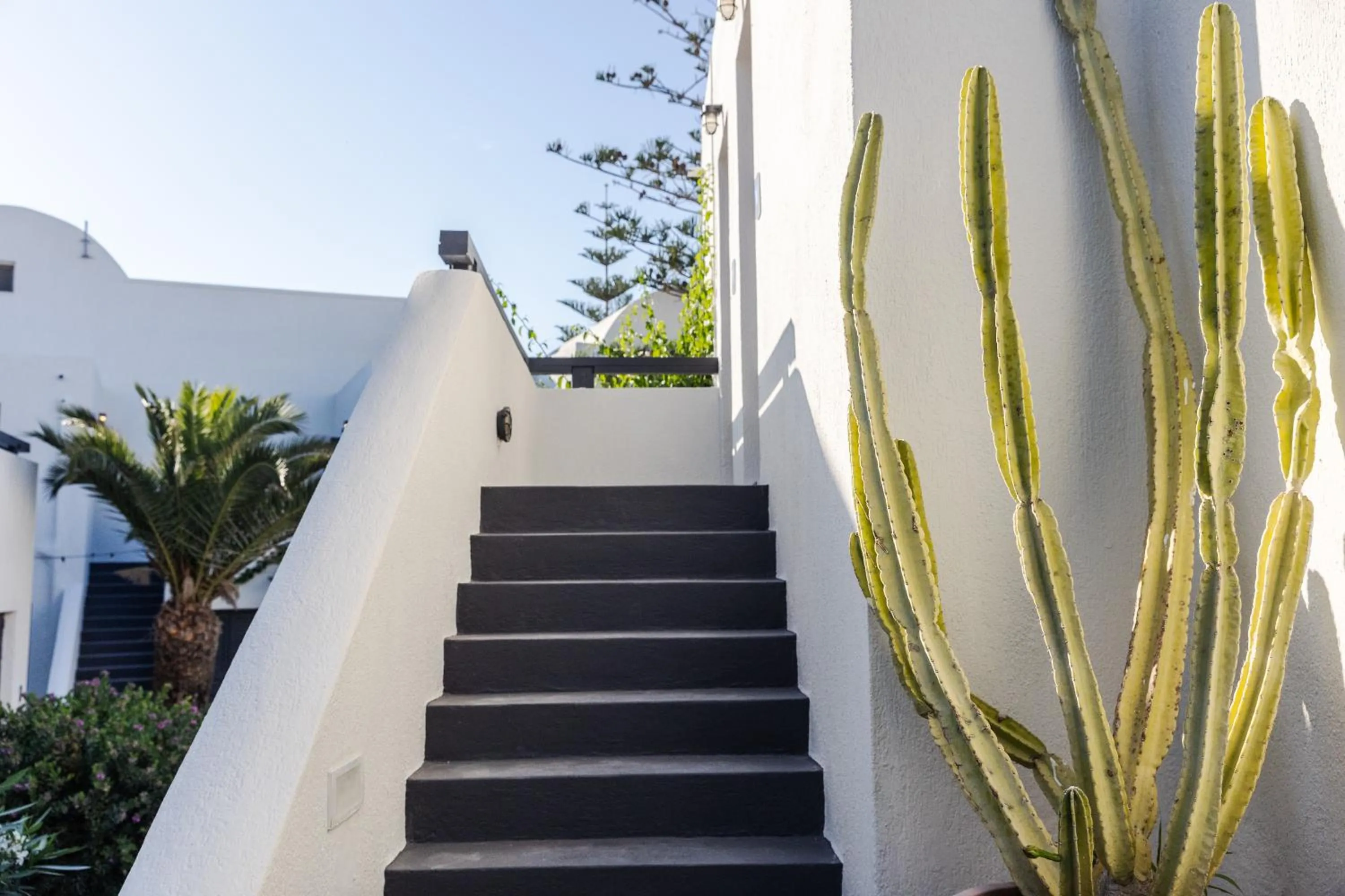 Property building in Scorpios Beach Santorini