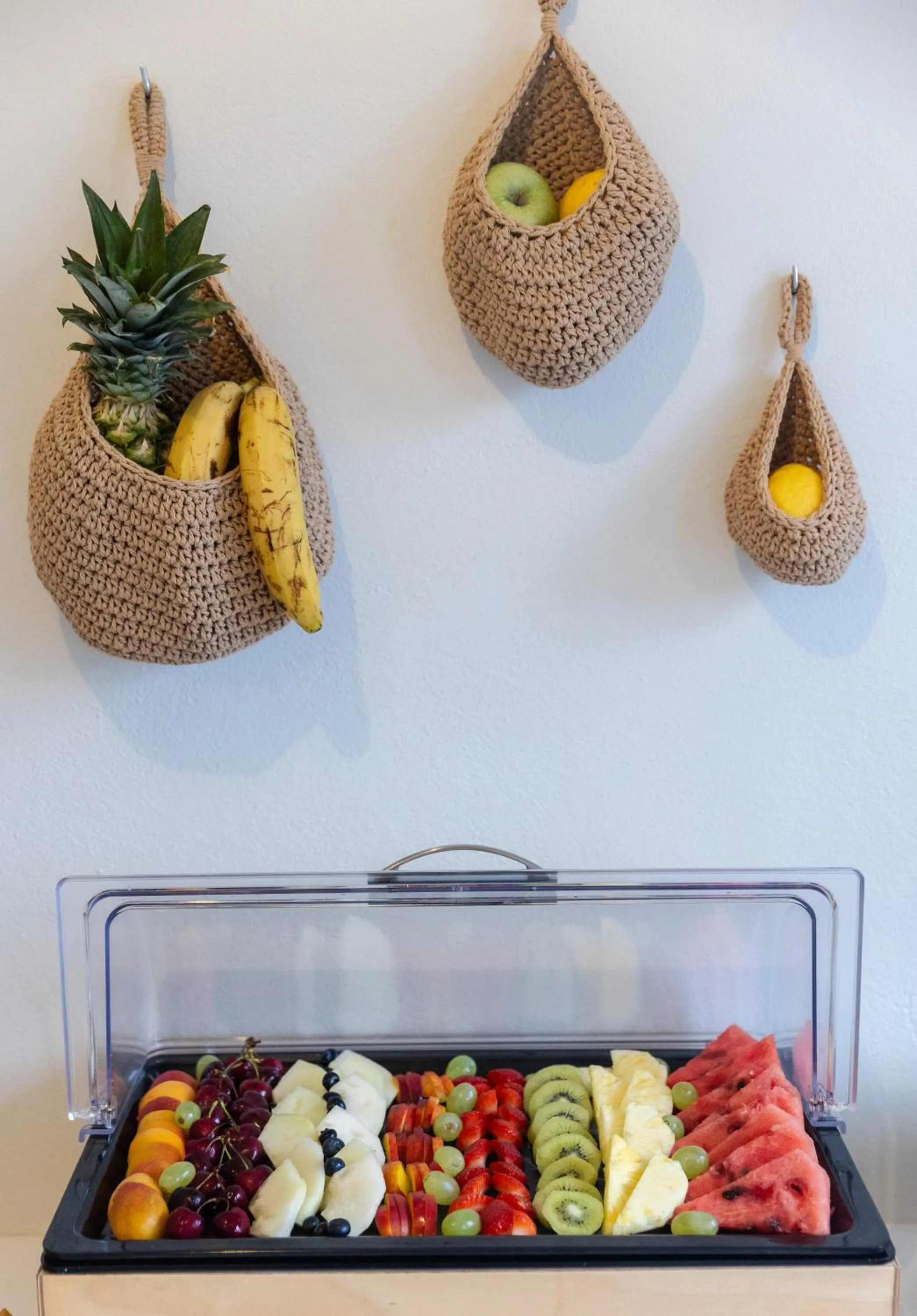 Breakfast in Scorpios Beach Santorini