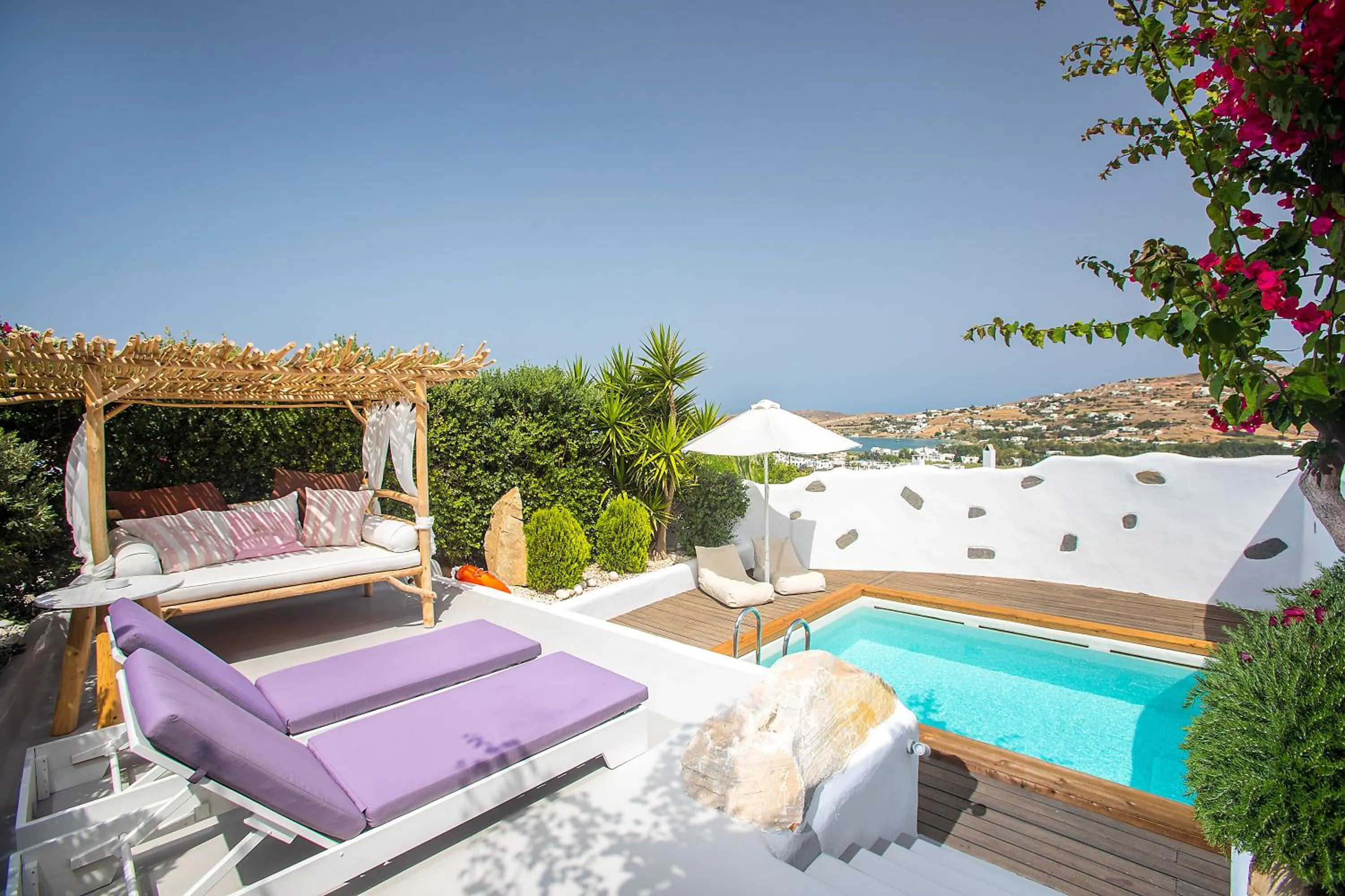 Swimming pool in Paros Palace - Adults Only