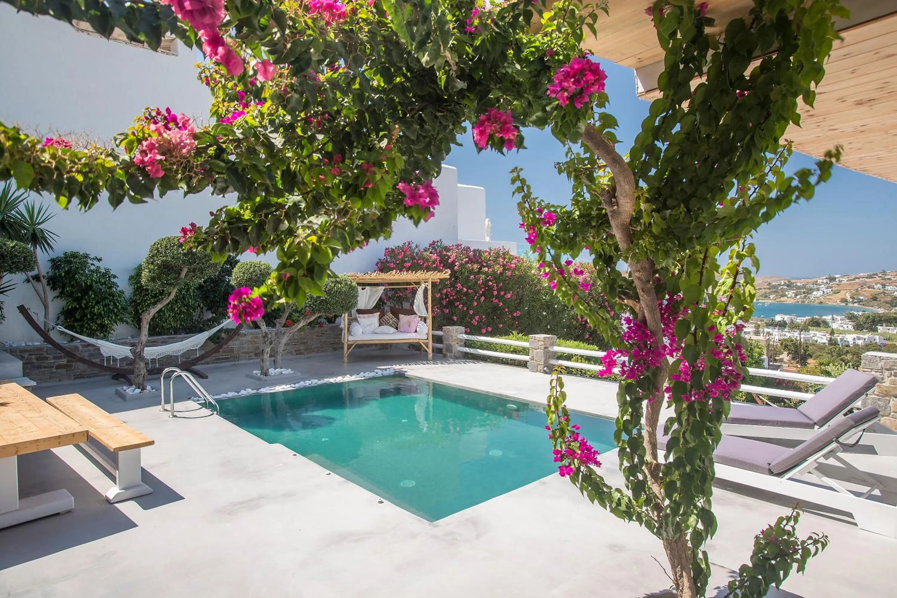 Swimming pool in Paros Palace - Adults Only