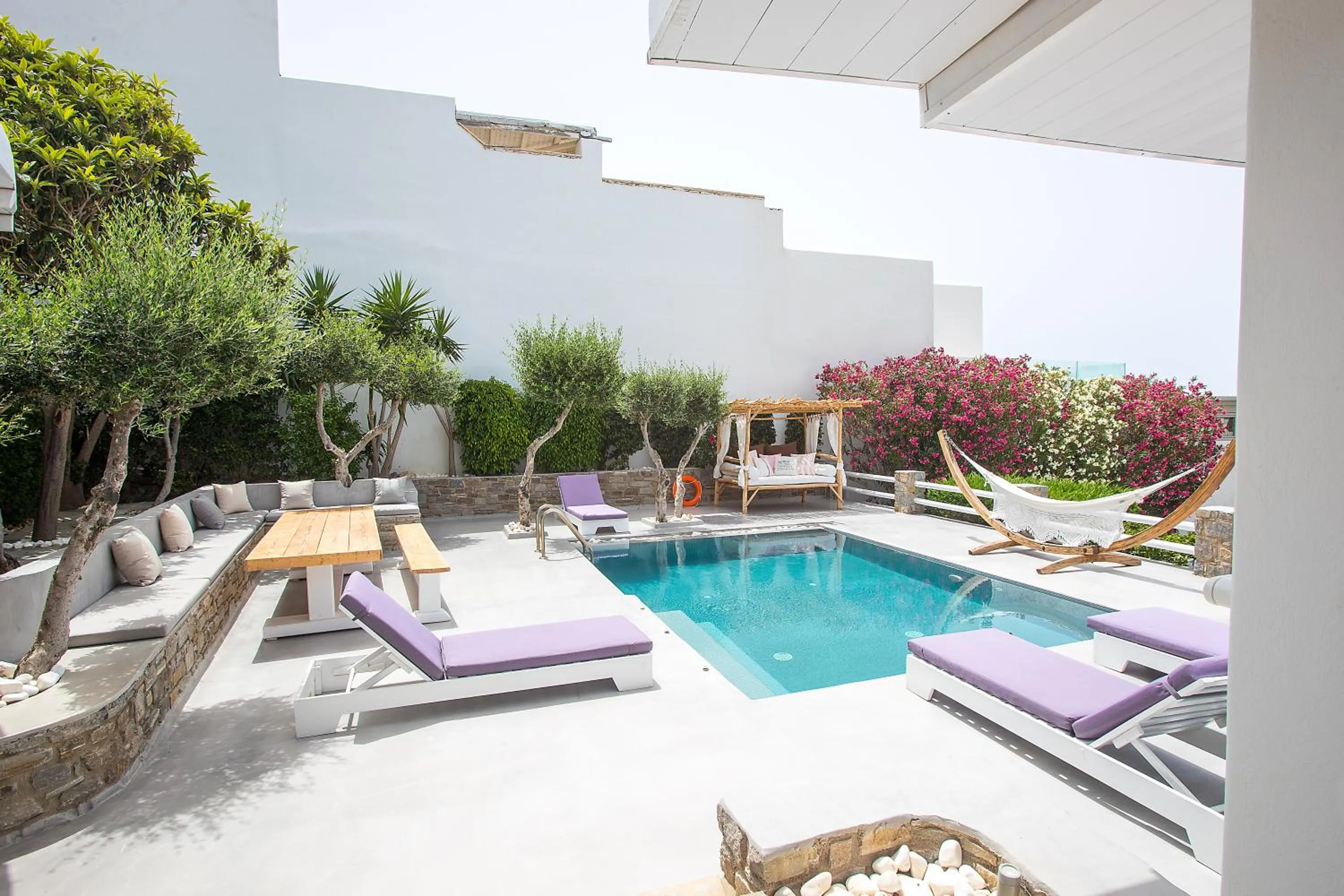Swimming pool in Paros Palace - Adults Only