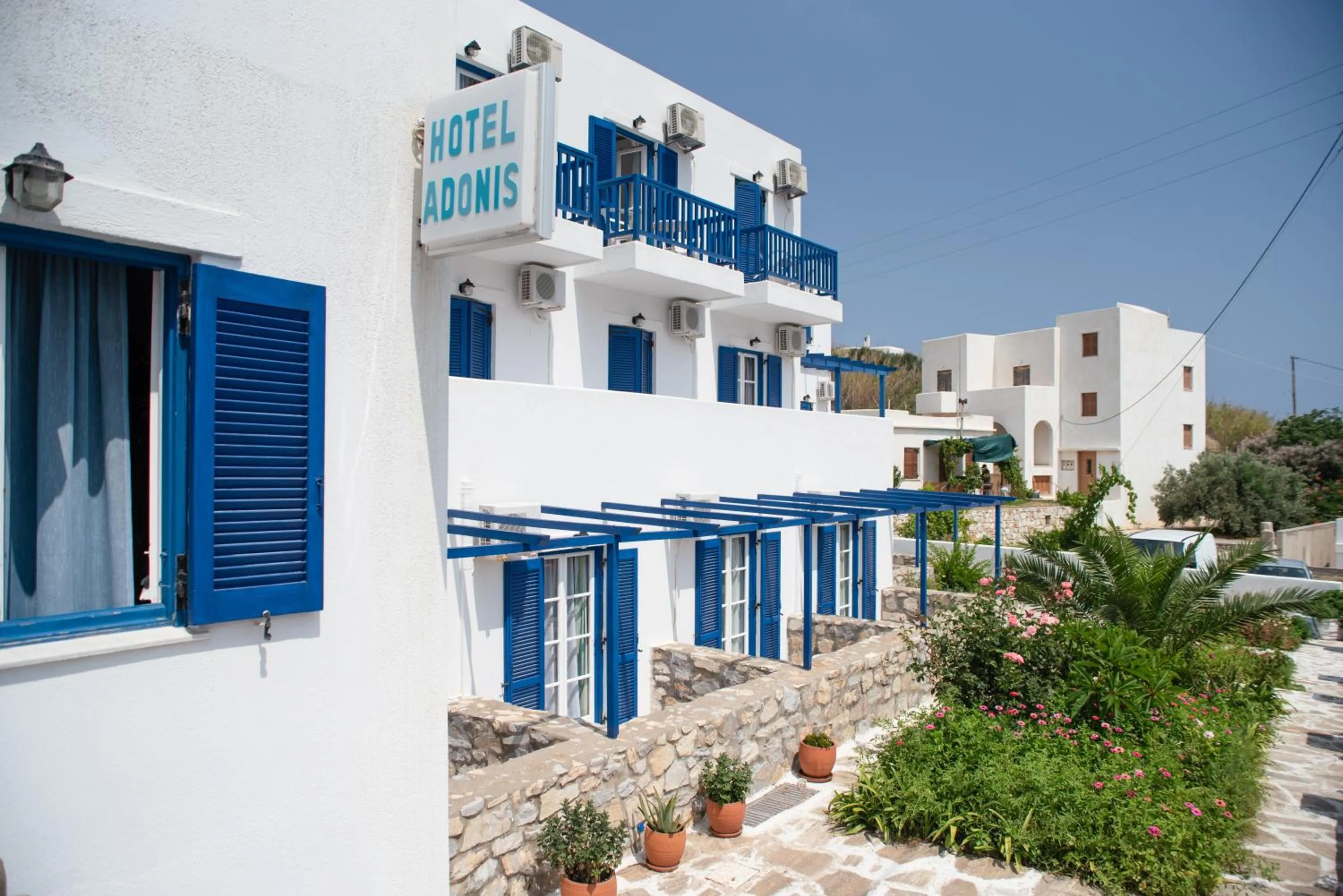 Property building in Adonis Hotel Naxos