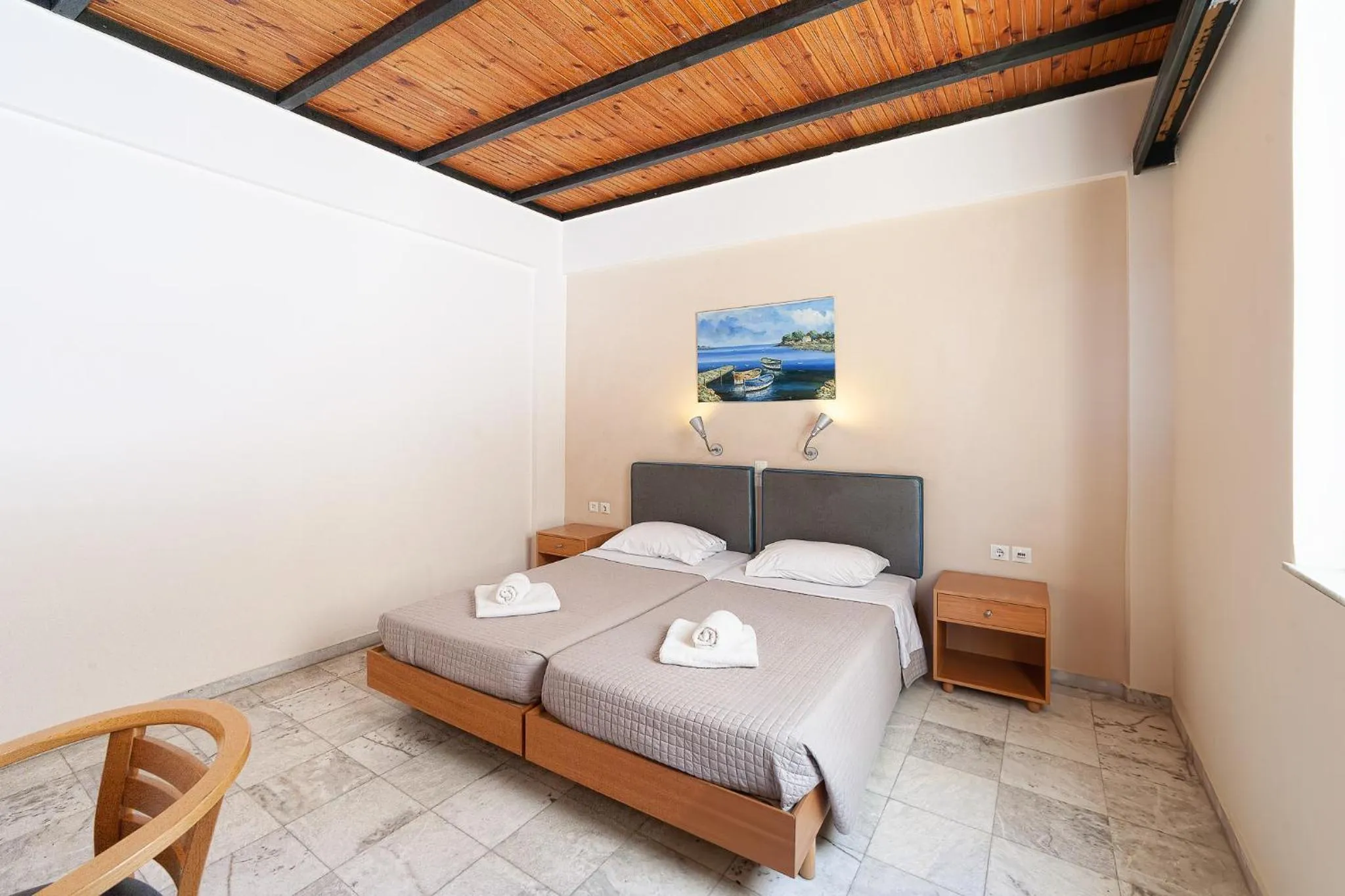 Bed in Olympic Suites