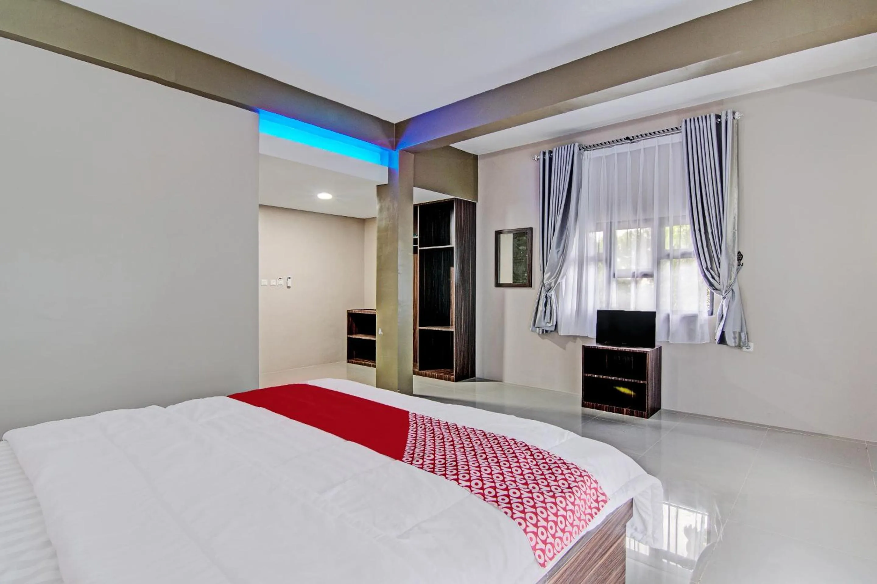 Bedroom, Bed in Hotel O Penginapan Thoybah Syariah Near Pondok Pesantren UMAR BIN KHATAB km 9 garuda sakti