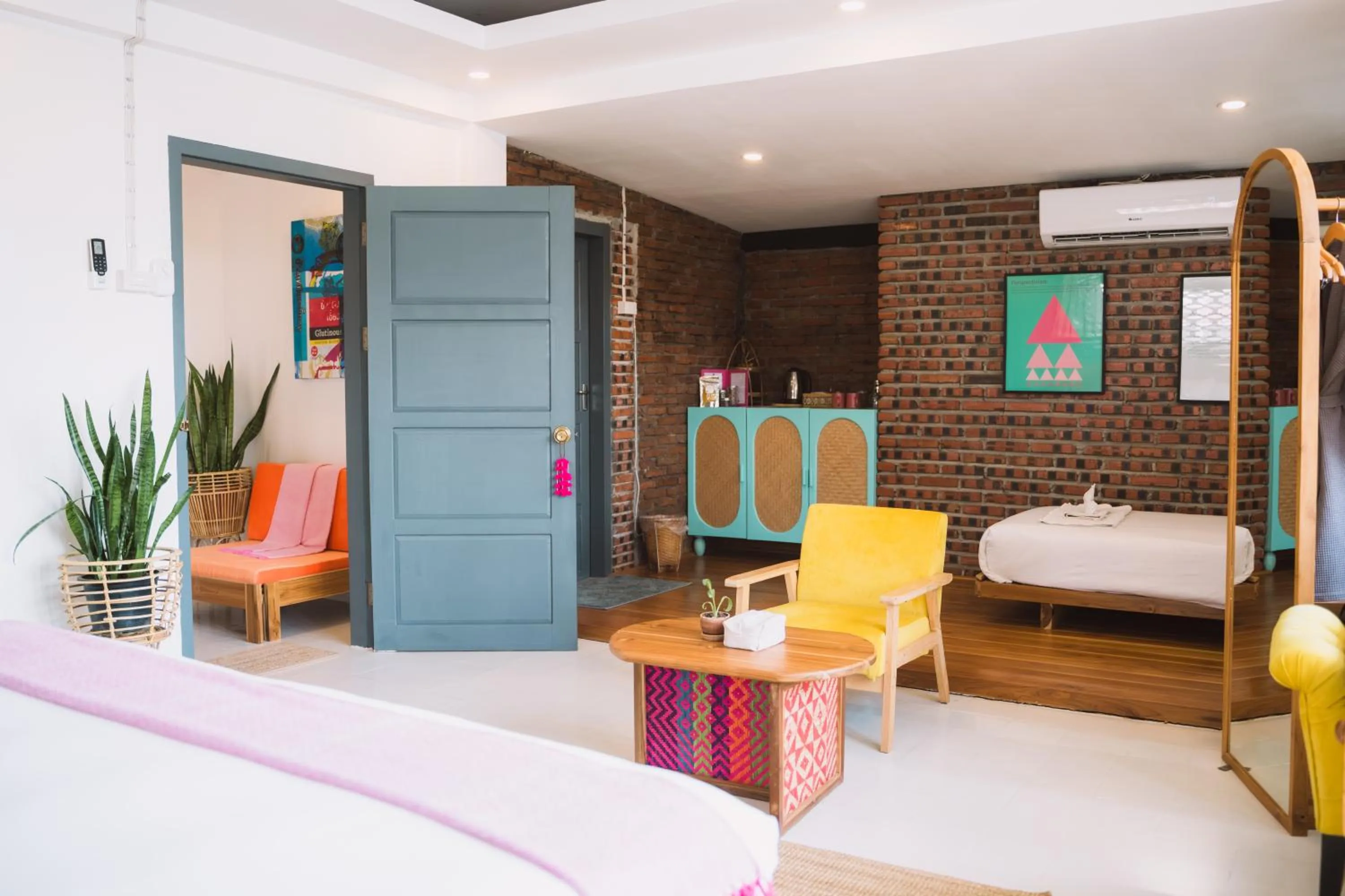 Bedroom, Bed in Baan Pila