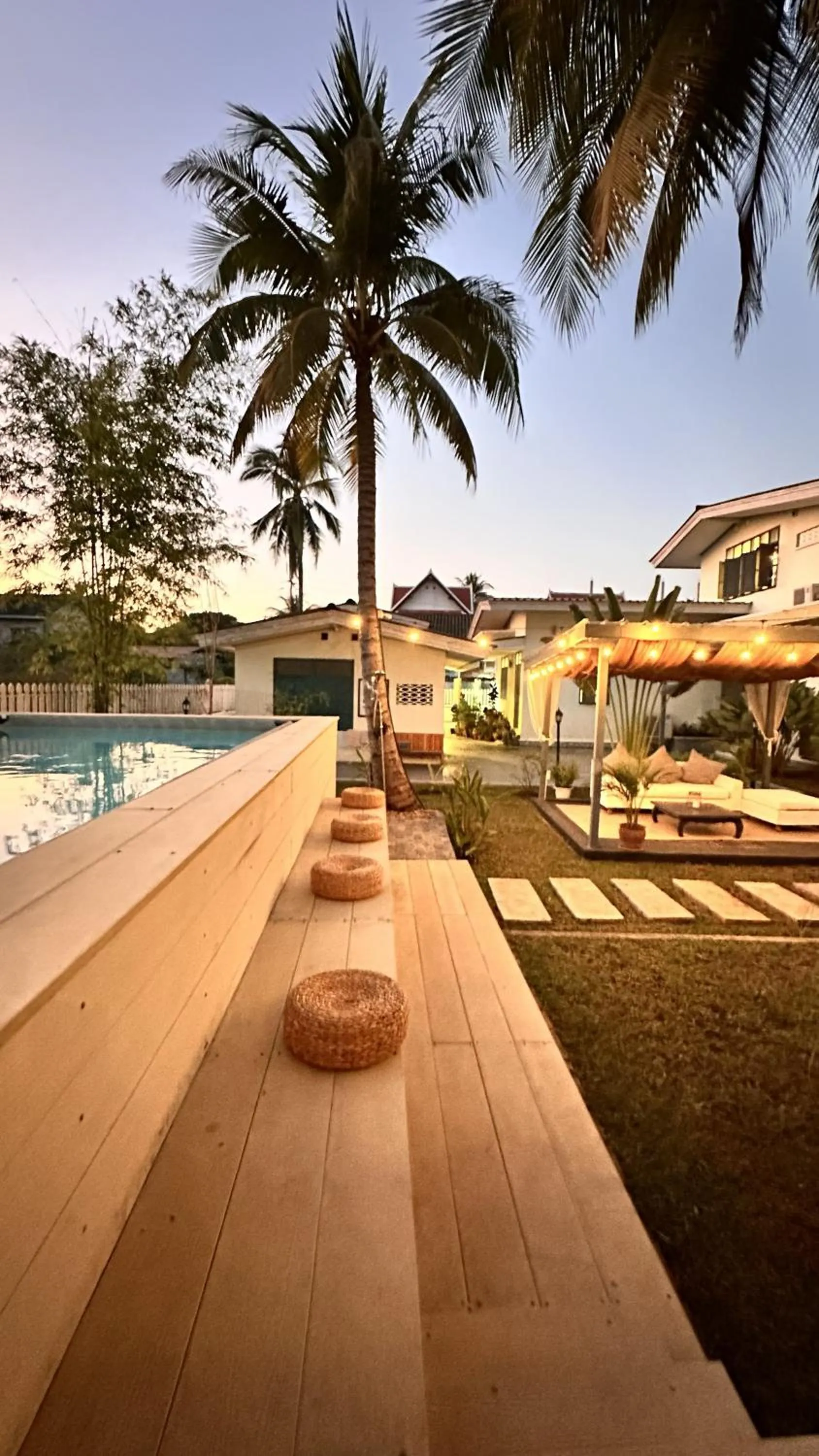 Pool view in Baan Pila