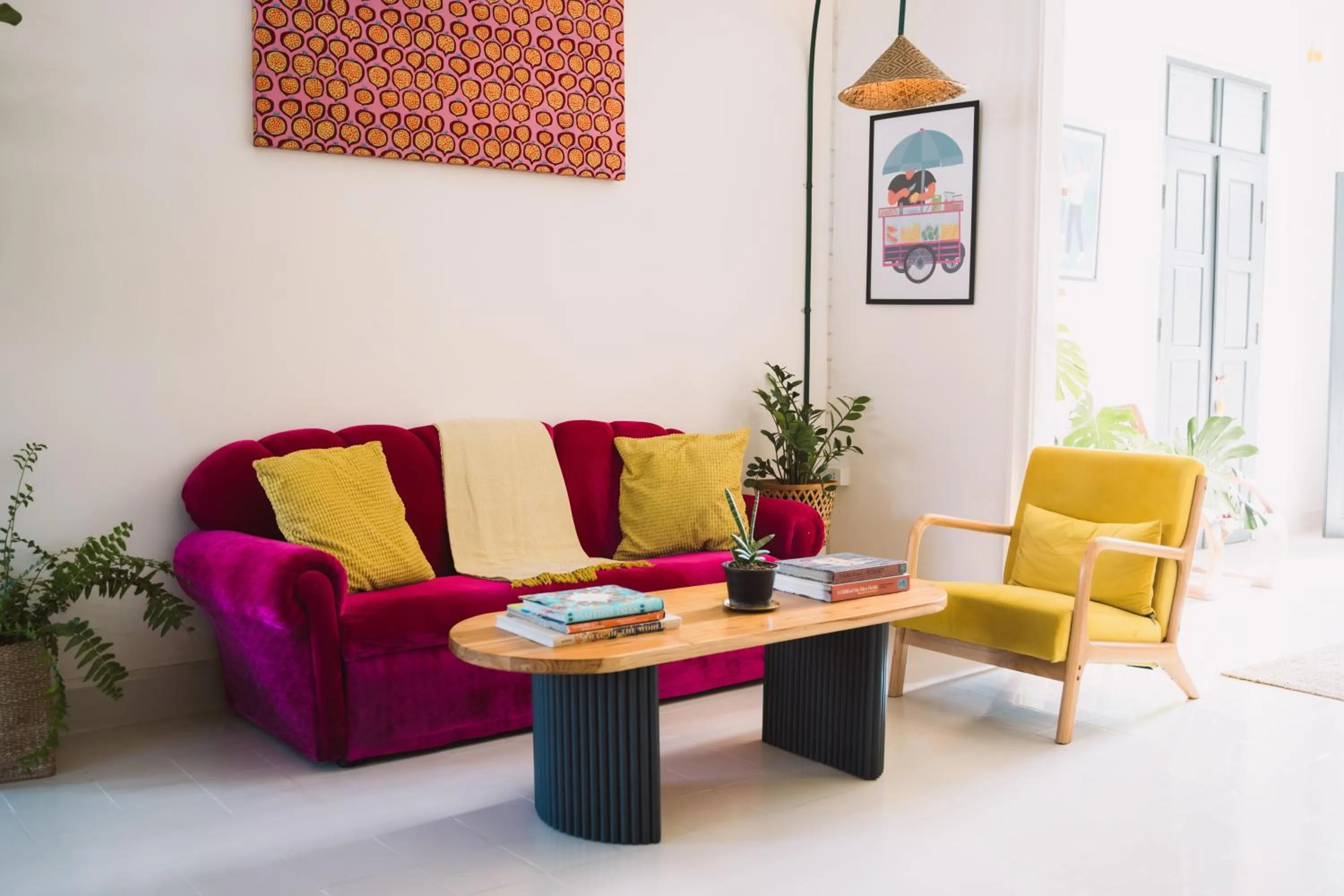 Seating area in Baan Pila