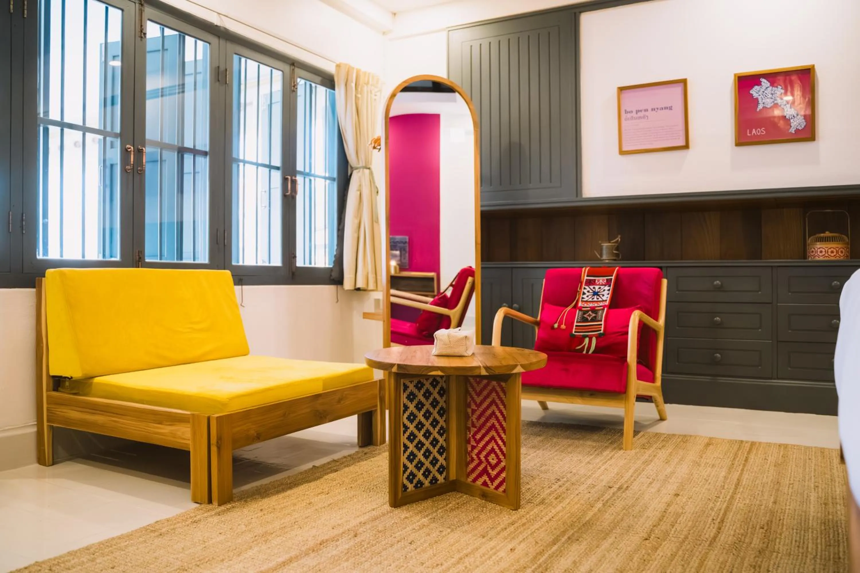 Seating area in Baan Pila