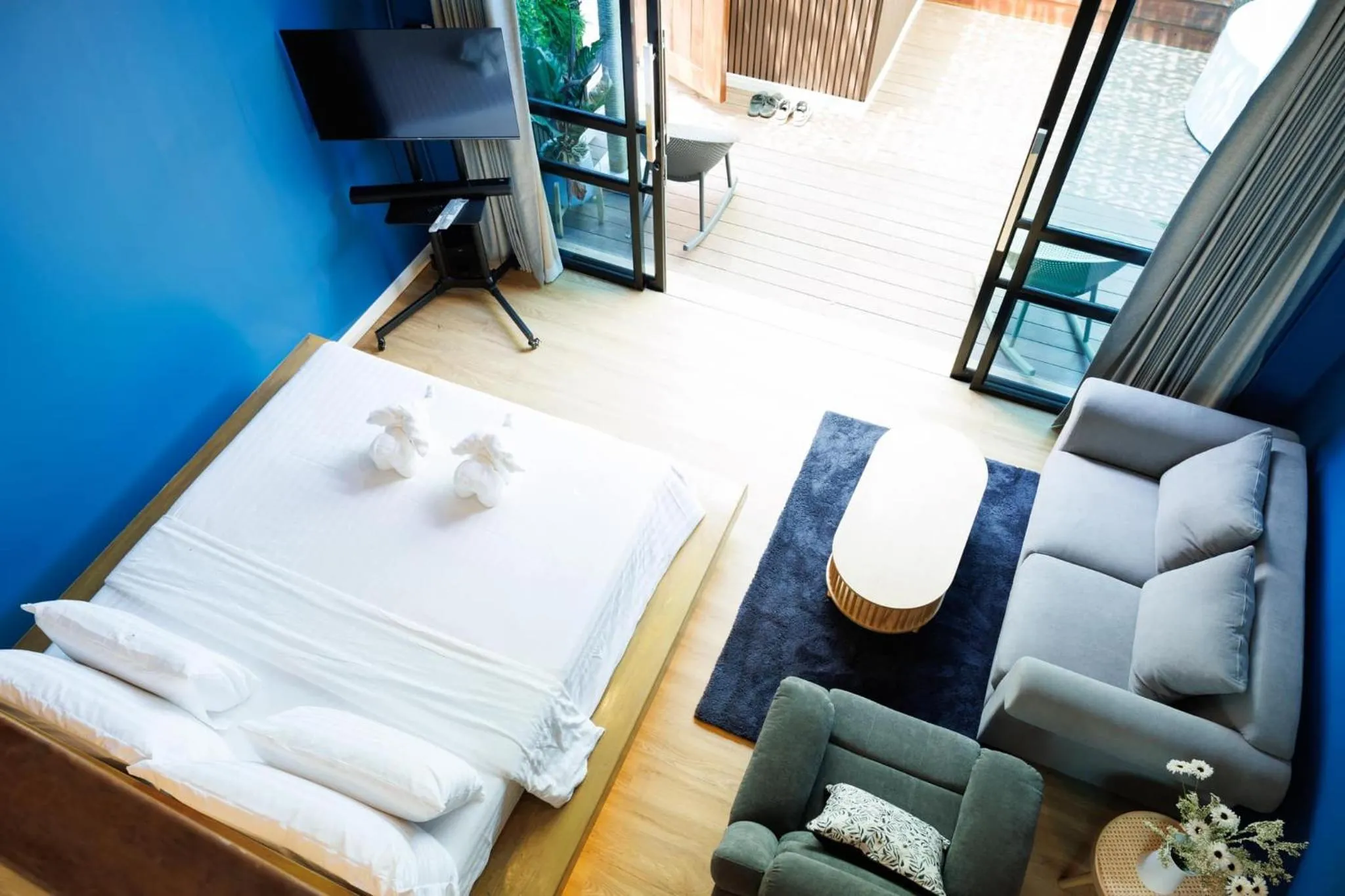 Photo of the whole room, Bed in IP PLUS BEACH RESORT Koh Larn