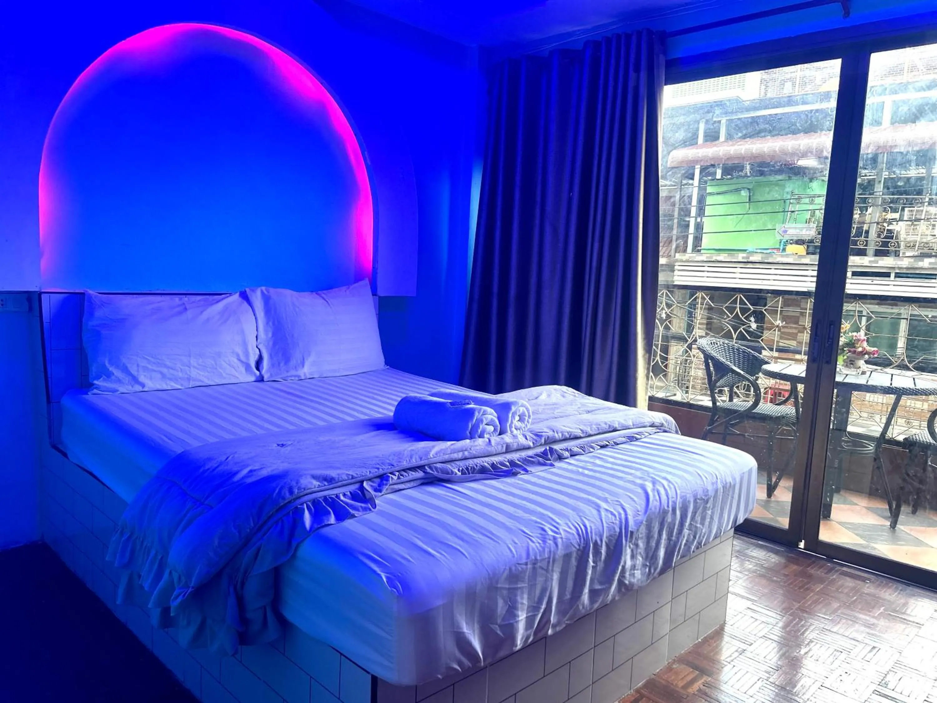 Bed in Bankhunchang Ramkhamhaeng hotel