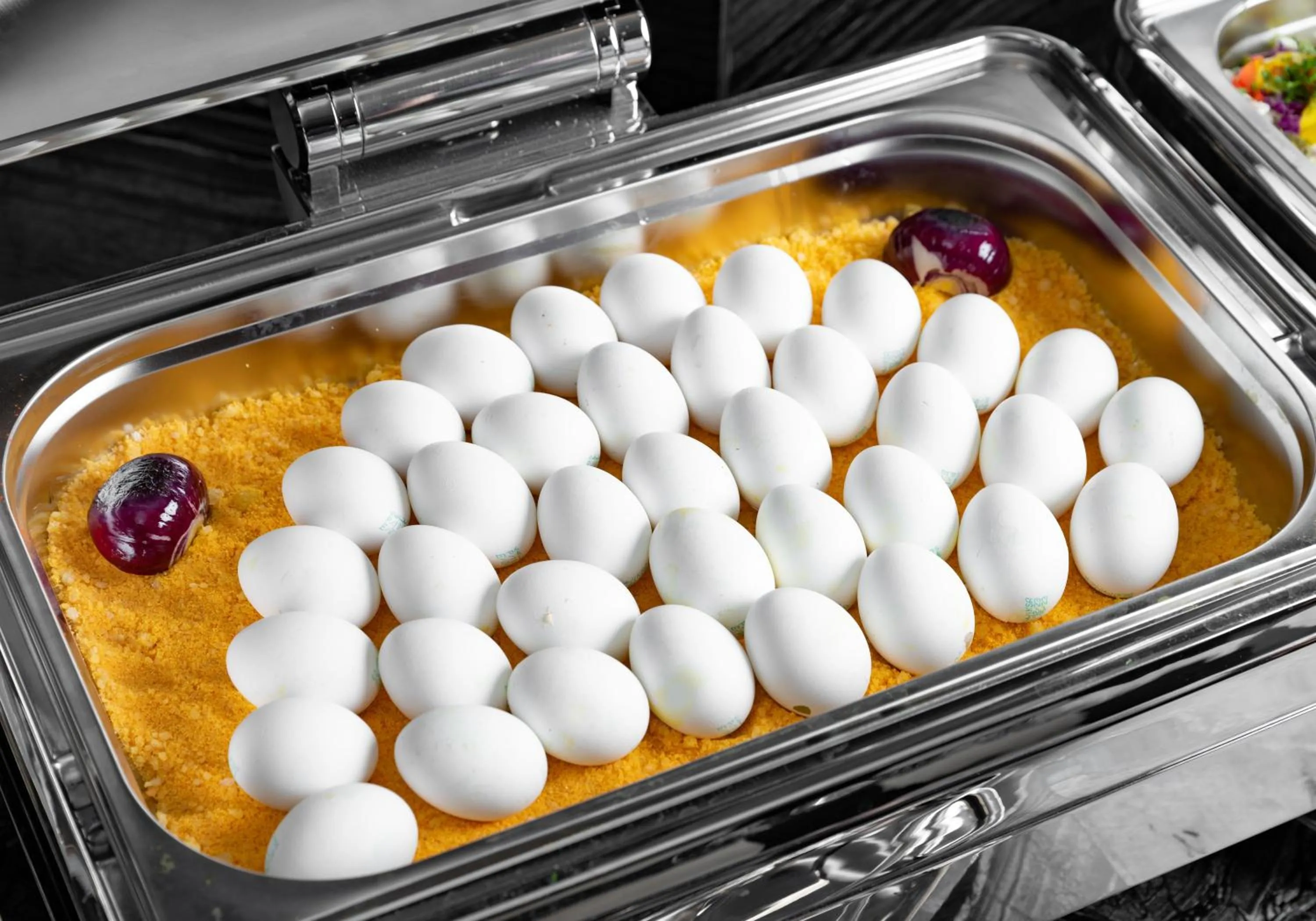 Food close-up in Three Pearls Musalli Hotel