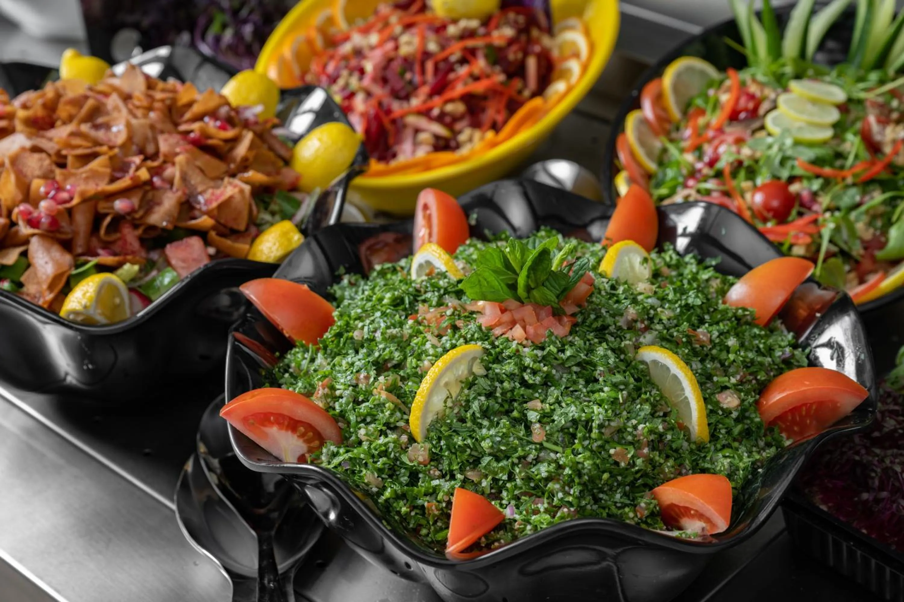 Food close-up in Three Pearls Musalli Hotel